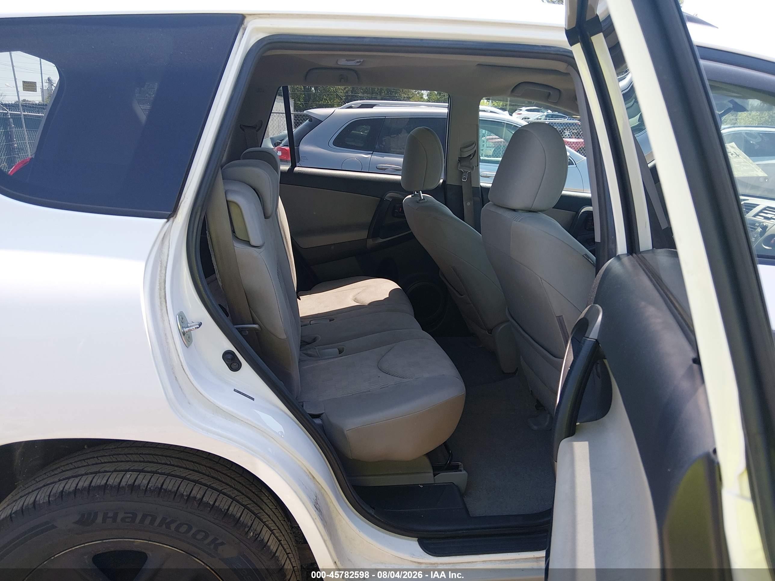 2010 Toyota Rav4 Base V6 White vin: 2T3BK4DV9AW028358