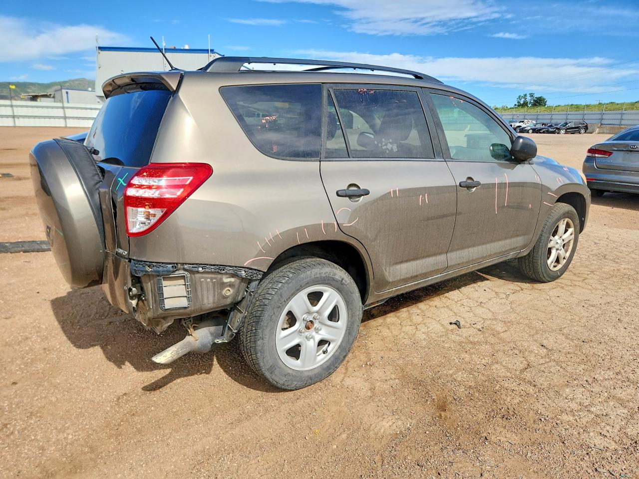 2011 Toyota Rav4 Base Gray vin: 2T3BK4DV9BW046764