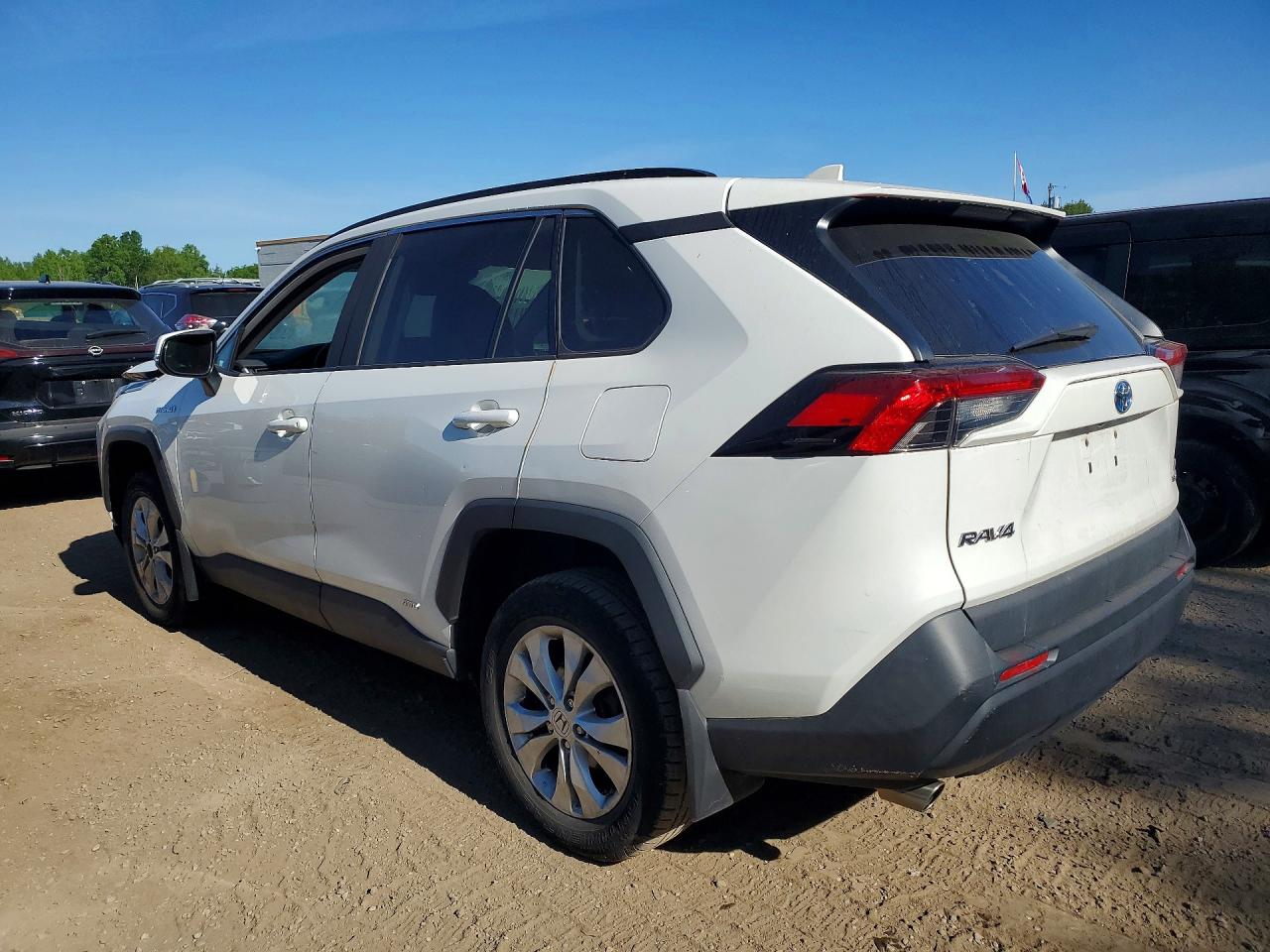2019 Toyota Rav4 Le White vin: 2T3BWRFV7KW003782