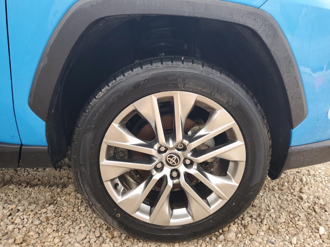 2021 Toyota Rav4 Xle Premium Синий vin: 2T3C1RFV8MW176121 Damage: Right Front Wheel, Curb Rash, 1 To 2 Inches