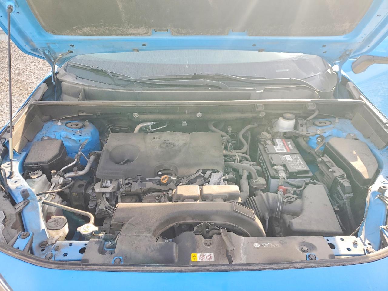 2021 Toyota Rav4 Xle Premium Синий vin: 2T3C1RFV8MW176121