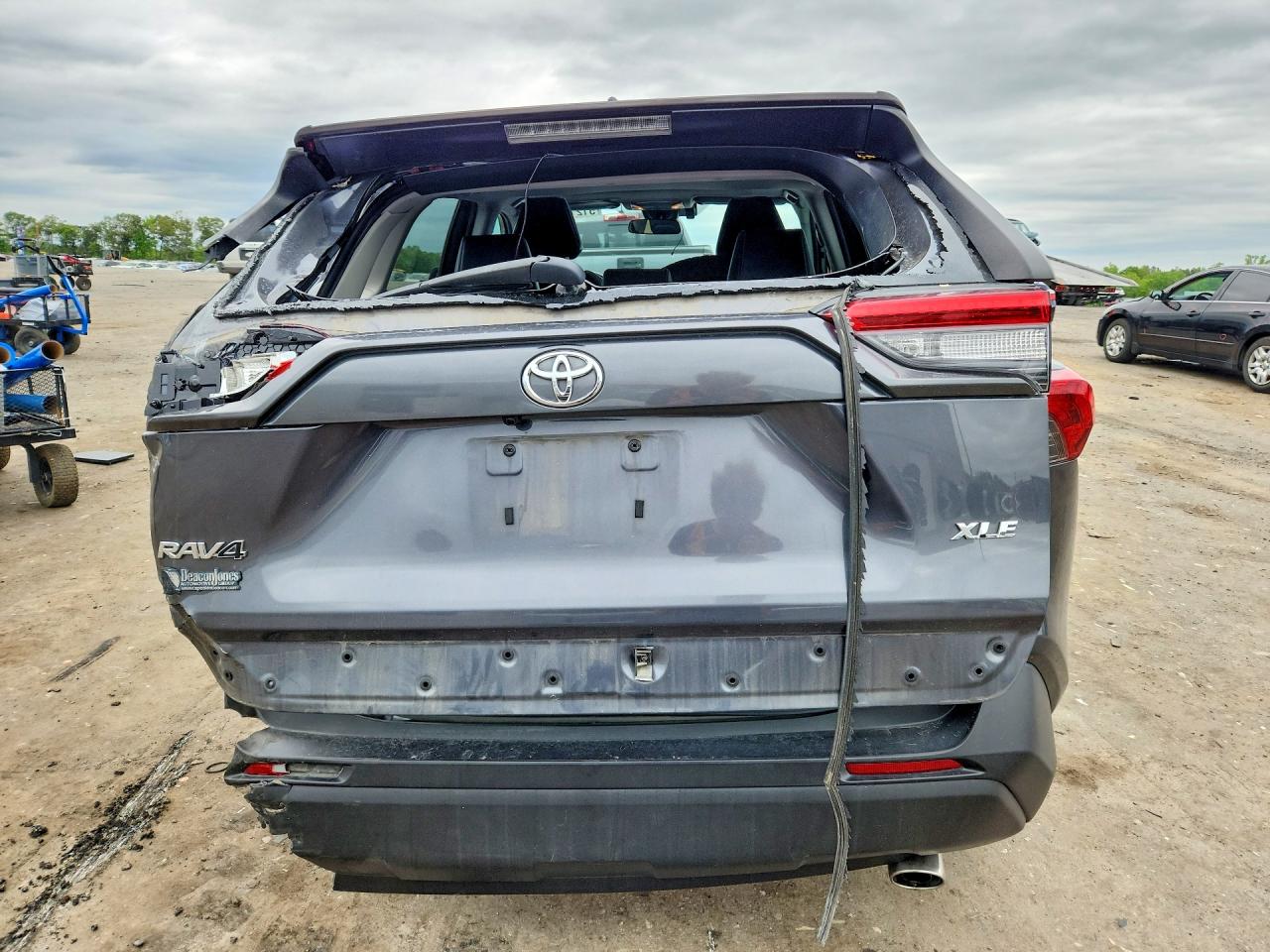 2020 Toyota Rav4 Xle Premium Gray vin: 2T3C1RFV9LW095952
