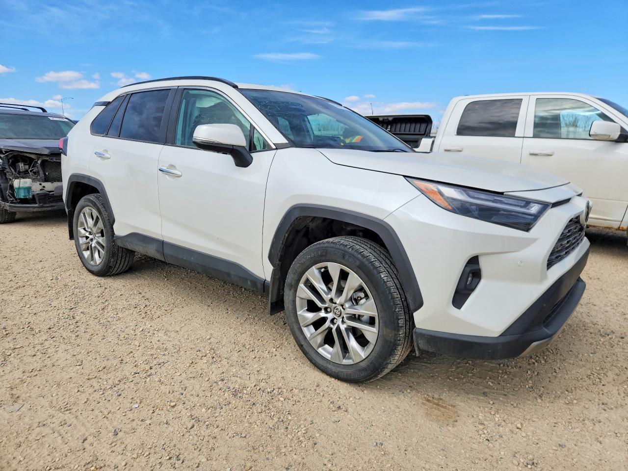 2025 Toyota Rav4 Limited Белый vin: 2T3D1RFV5SW515127