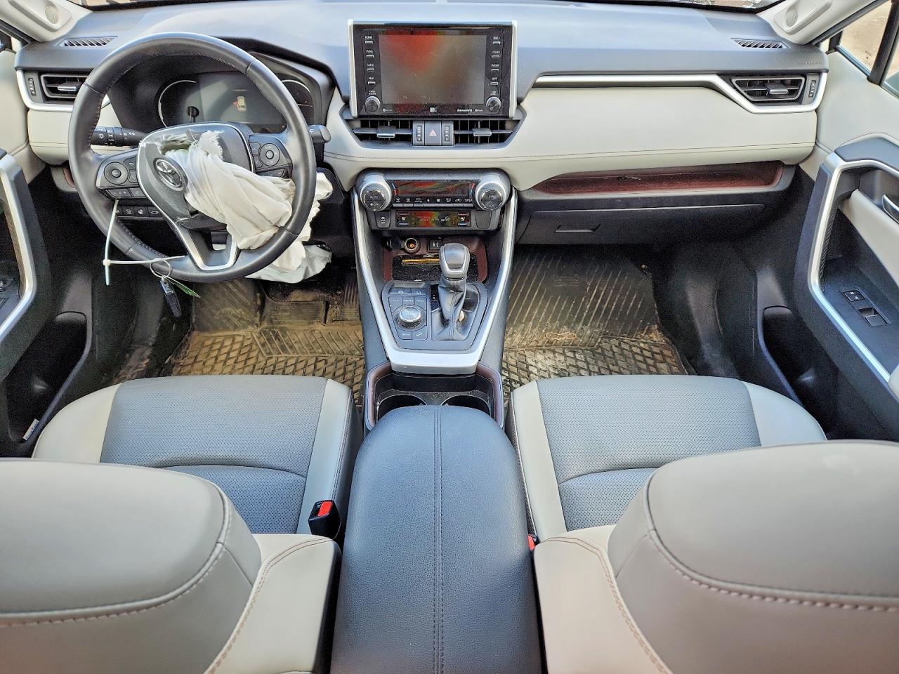 2019 Toyota Rav4 Limited White vin: 2T3D1RFV6KW008804