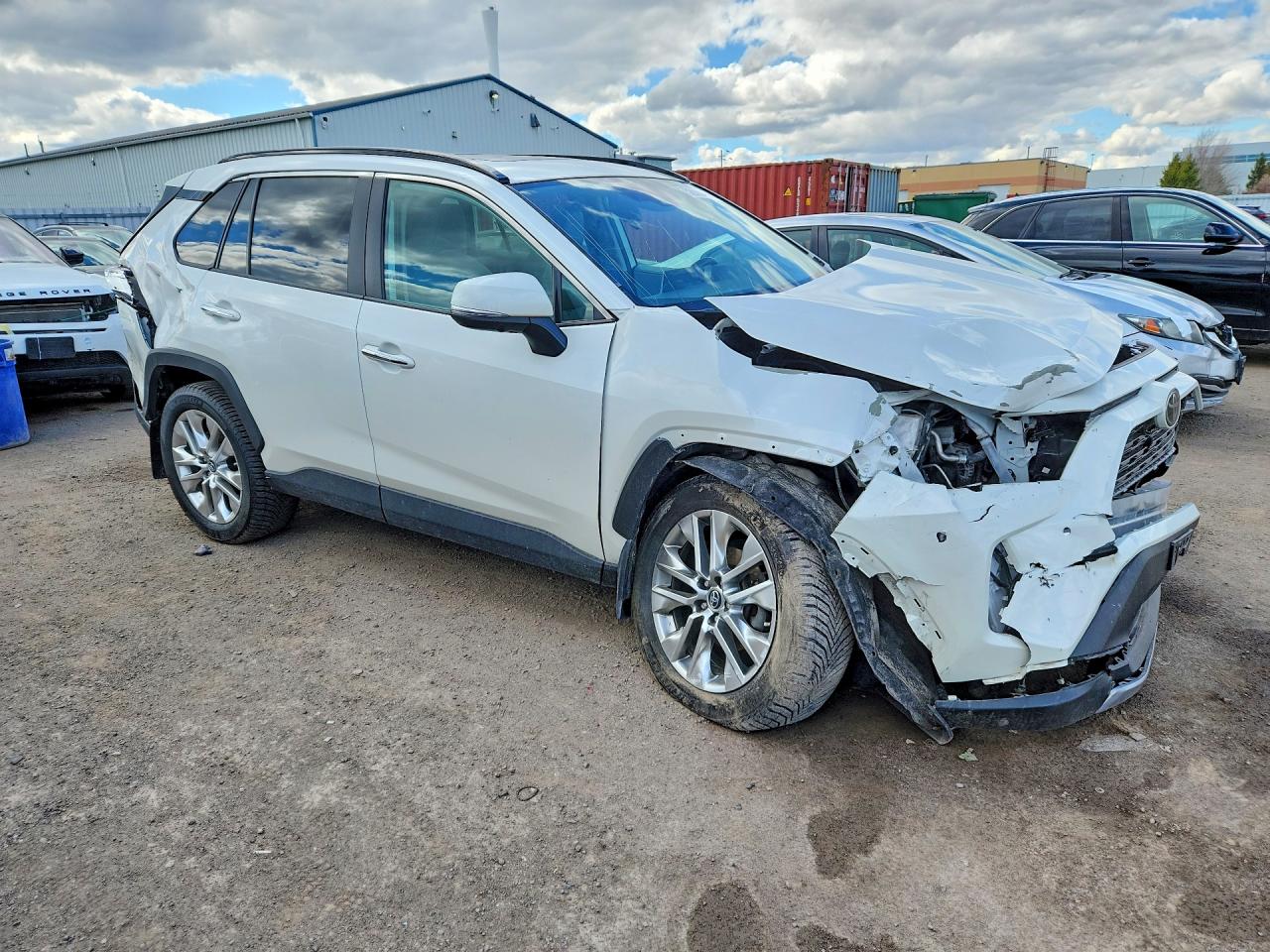 2019 Toyota Rav4 Limited White vin: 2T3D1RFV6KW008804