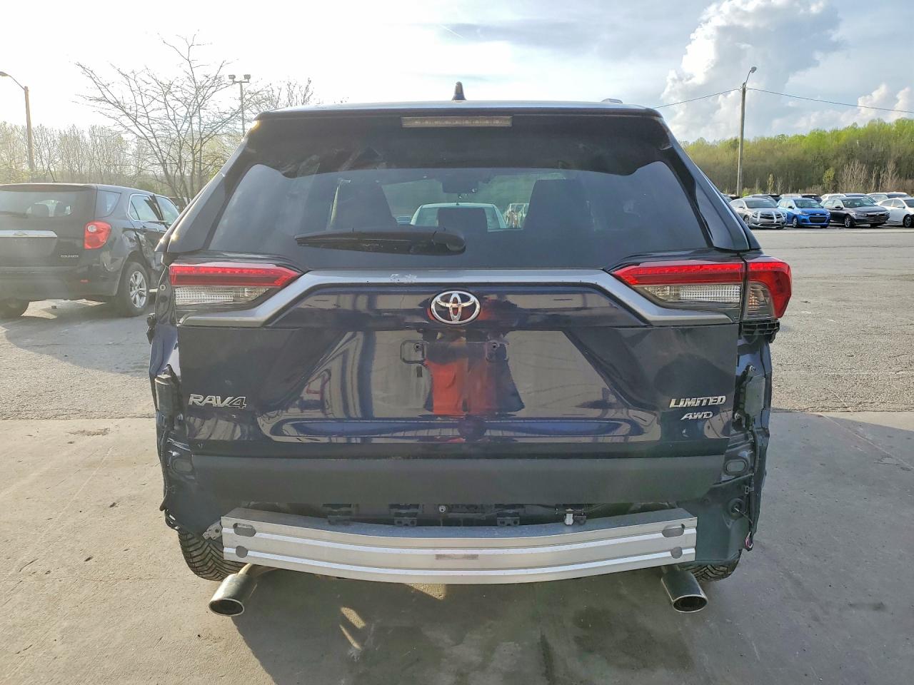2019 Toyota Rav4 Limited Синий vin: 2T3D1RFV6KW019351