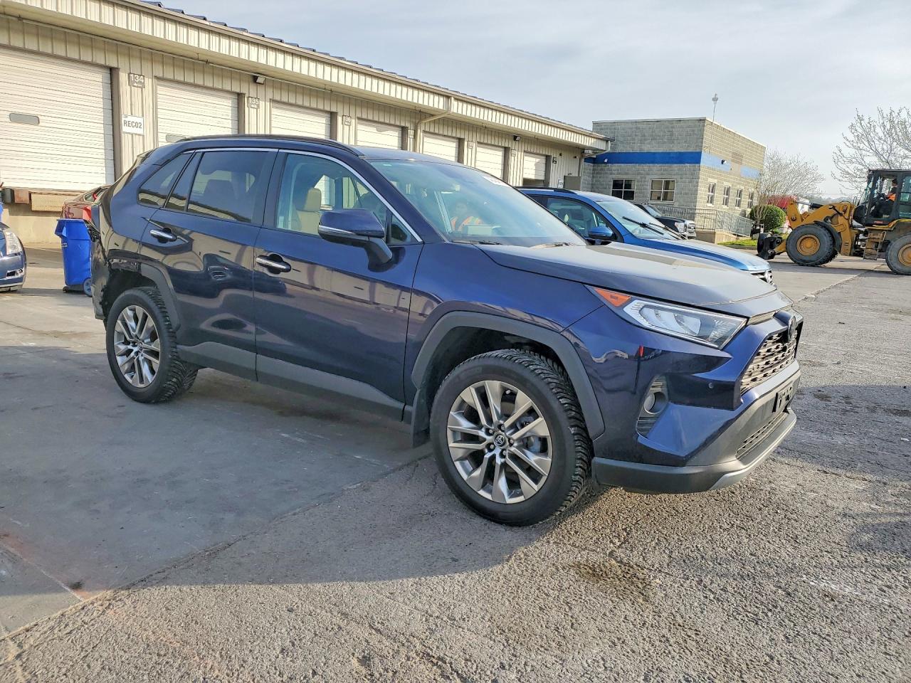 2019 Toyota Rav4 Limited Синий vin: 2T3D1RFV6KW019351