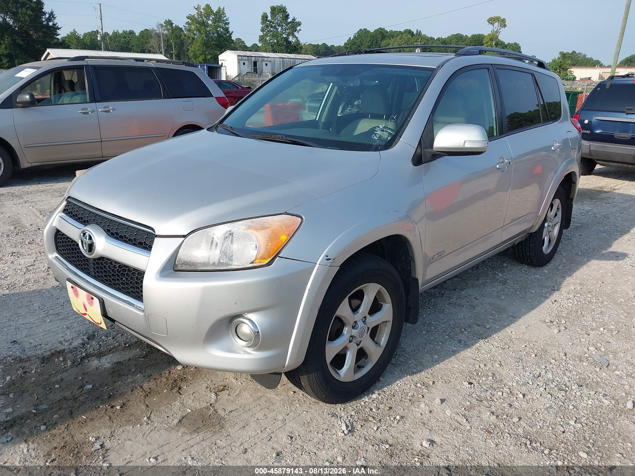 2010 Toyota Rav4 Limited Silver vin: 2T3DF4DV0AW029959