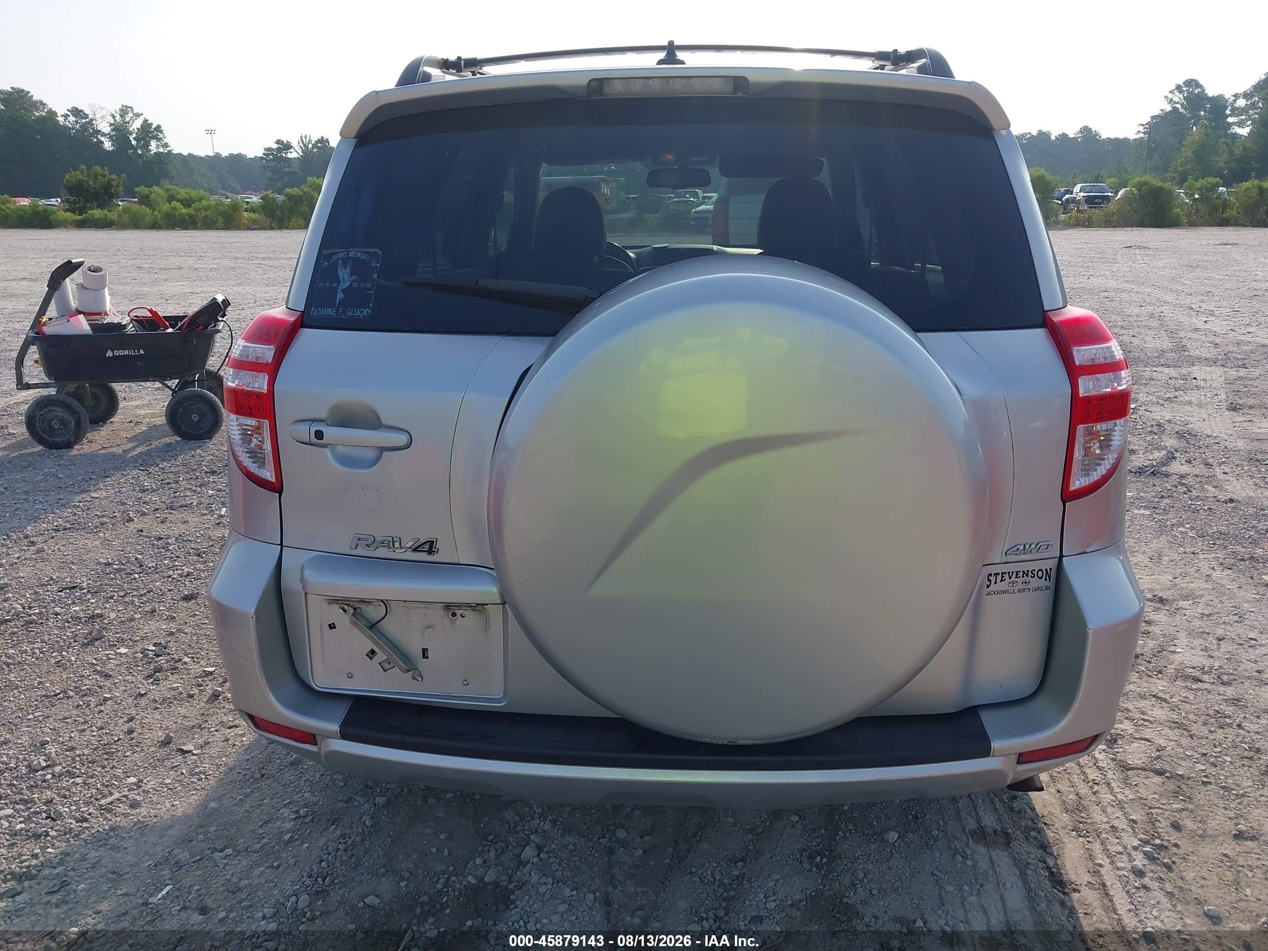 2010 Toyota Rav4 Limited Silver vin: 2T3DF4DV0AW029959