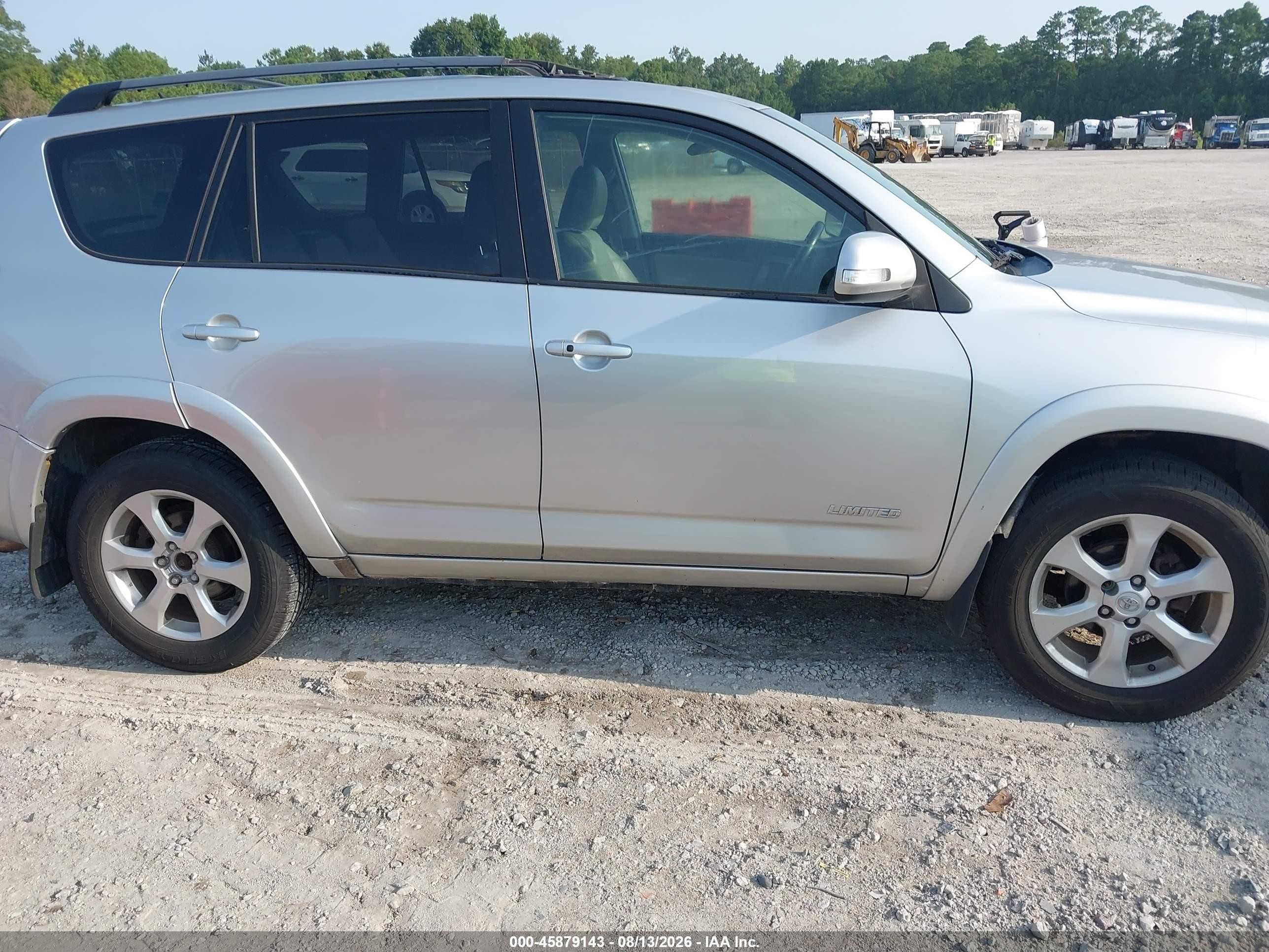 2010 Toyota Rav4 Limited Silver vin: 2T3DF4DV0AW029959