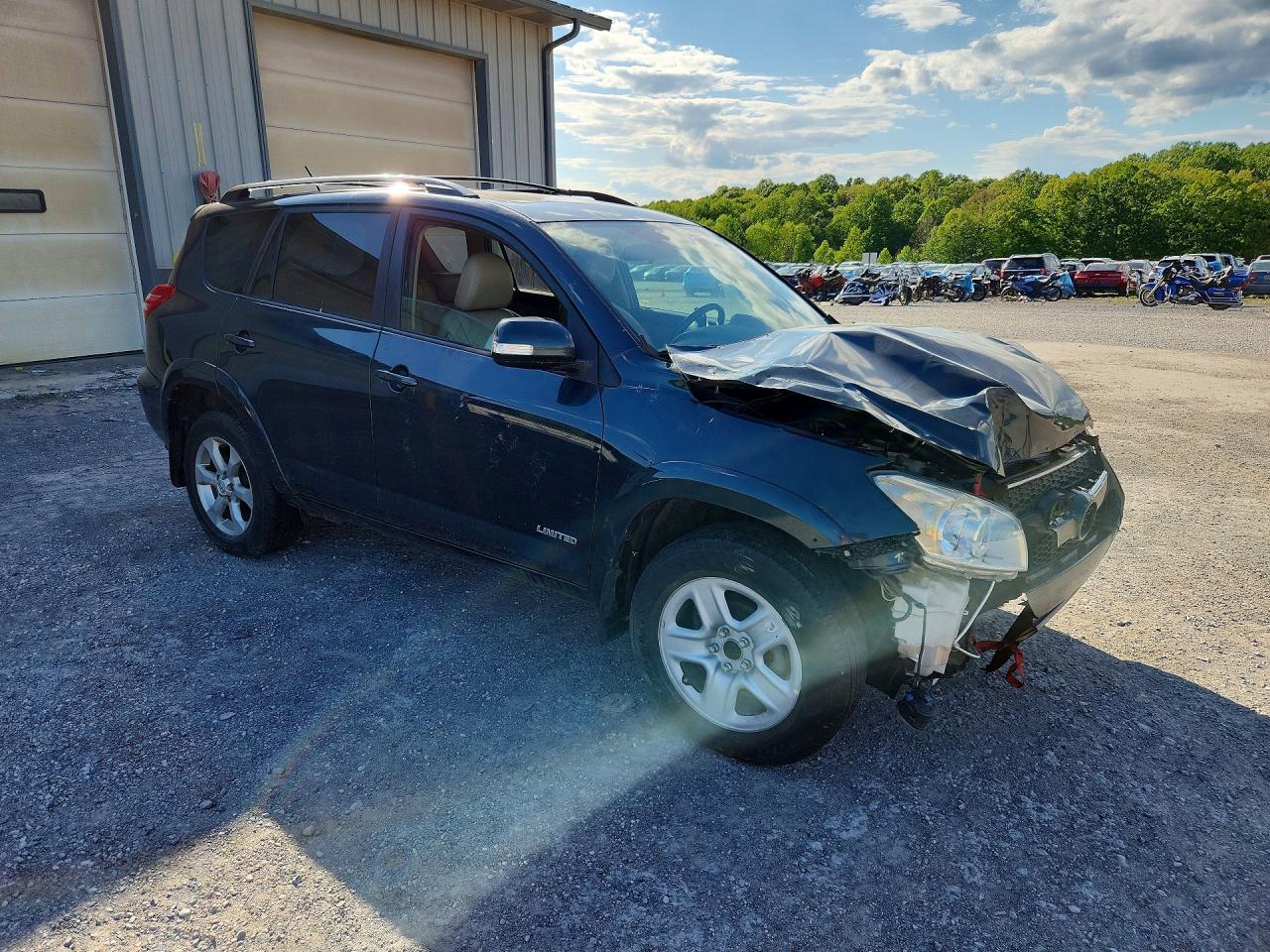2010 Toyota Rav4 Limited Blue vin: 2T3DF4DV0AW066915