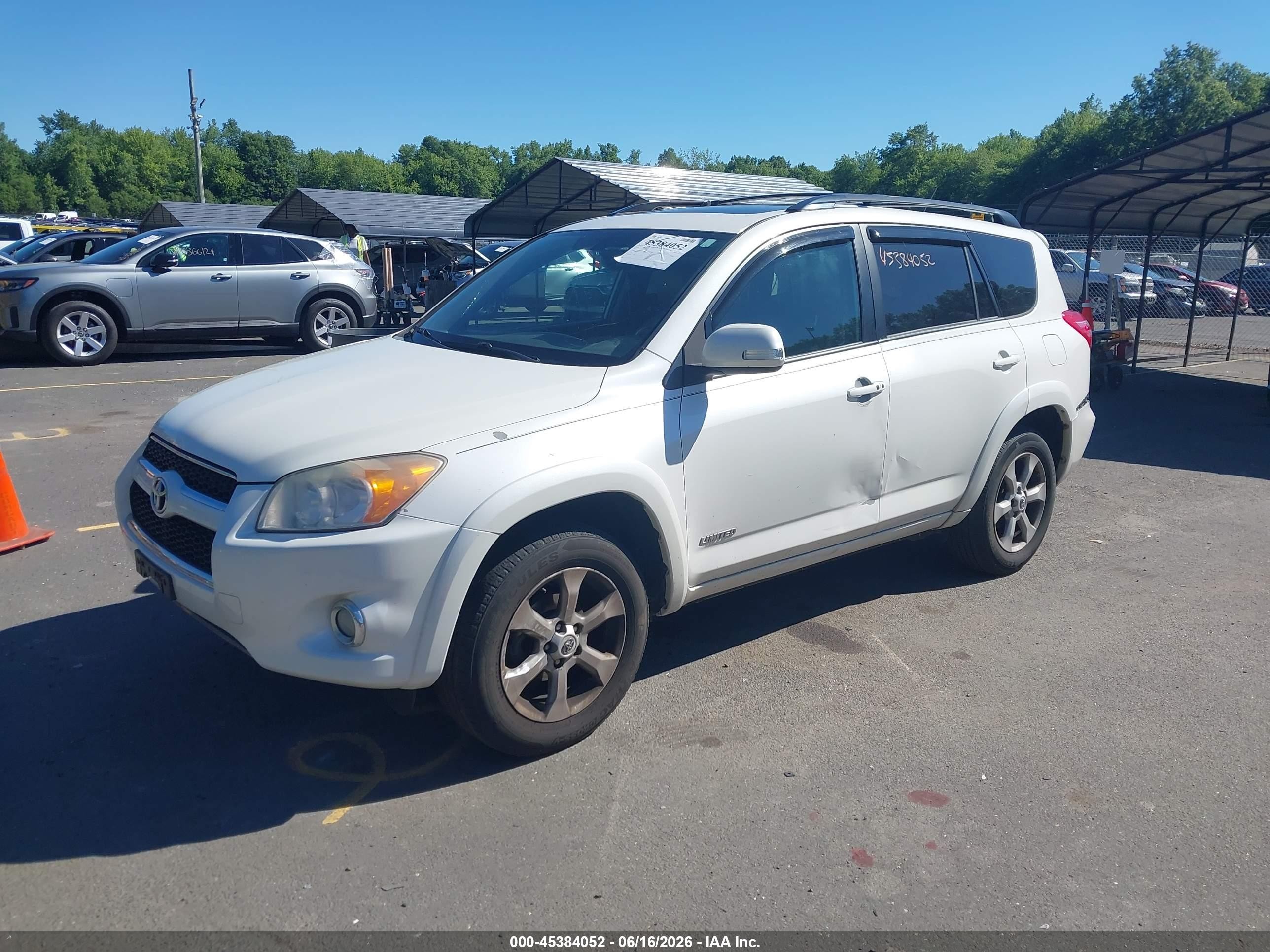 2012 Toyota Rav4 Limited White vin: 2T3DF4DV0CW199922