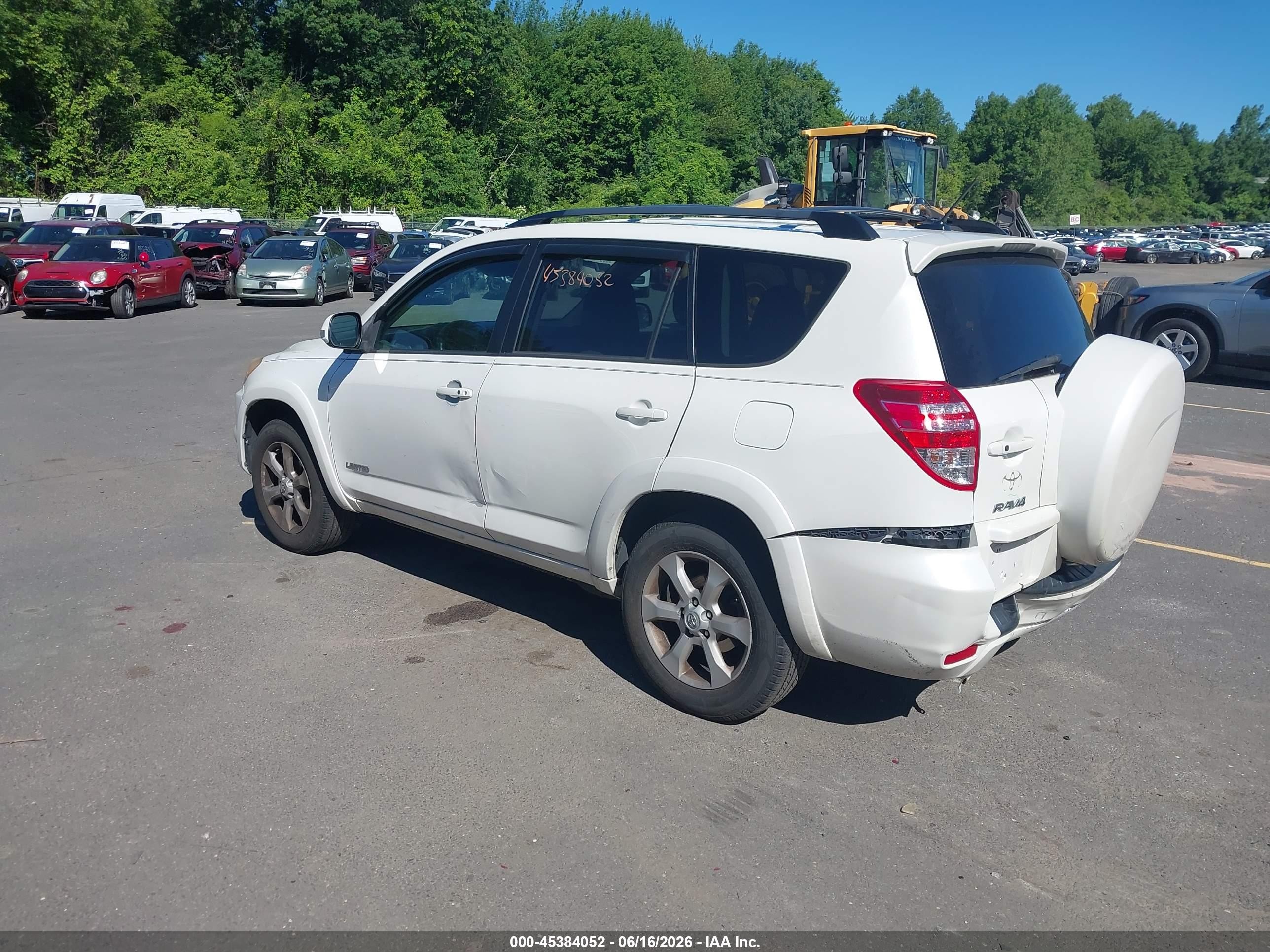2012 Toyota Rav4 Limited White vin: 2T3DF4DV0CW199922