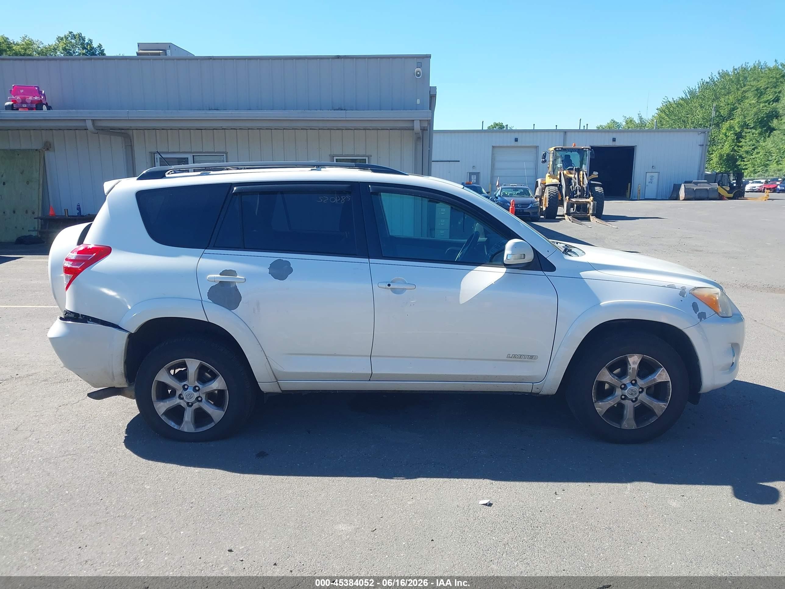 2012 Toyota Rav4 Limited White vin: 2T3DF4DV0CW199922