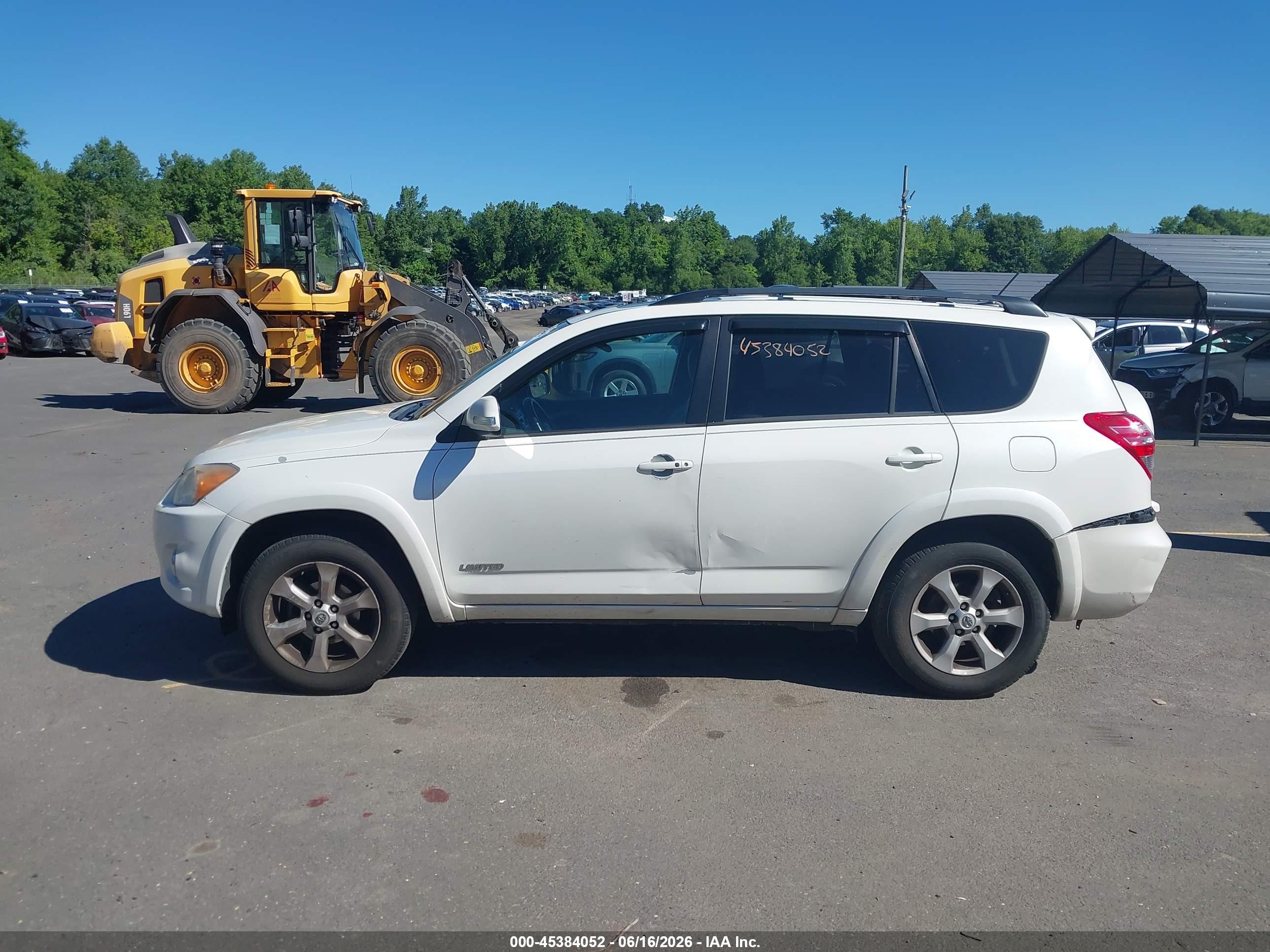 2012 Toyota Rav4 Limited White vin: 2T3DF4DV0CW199922