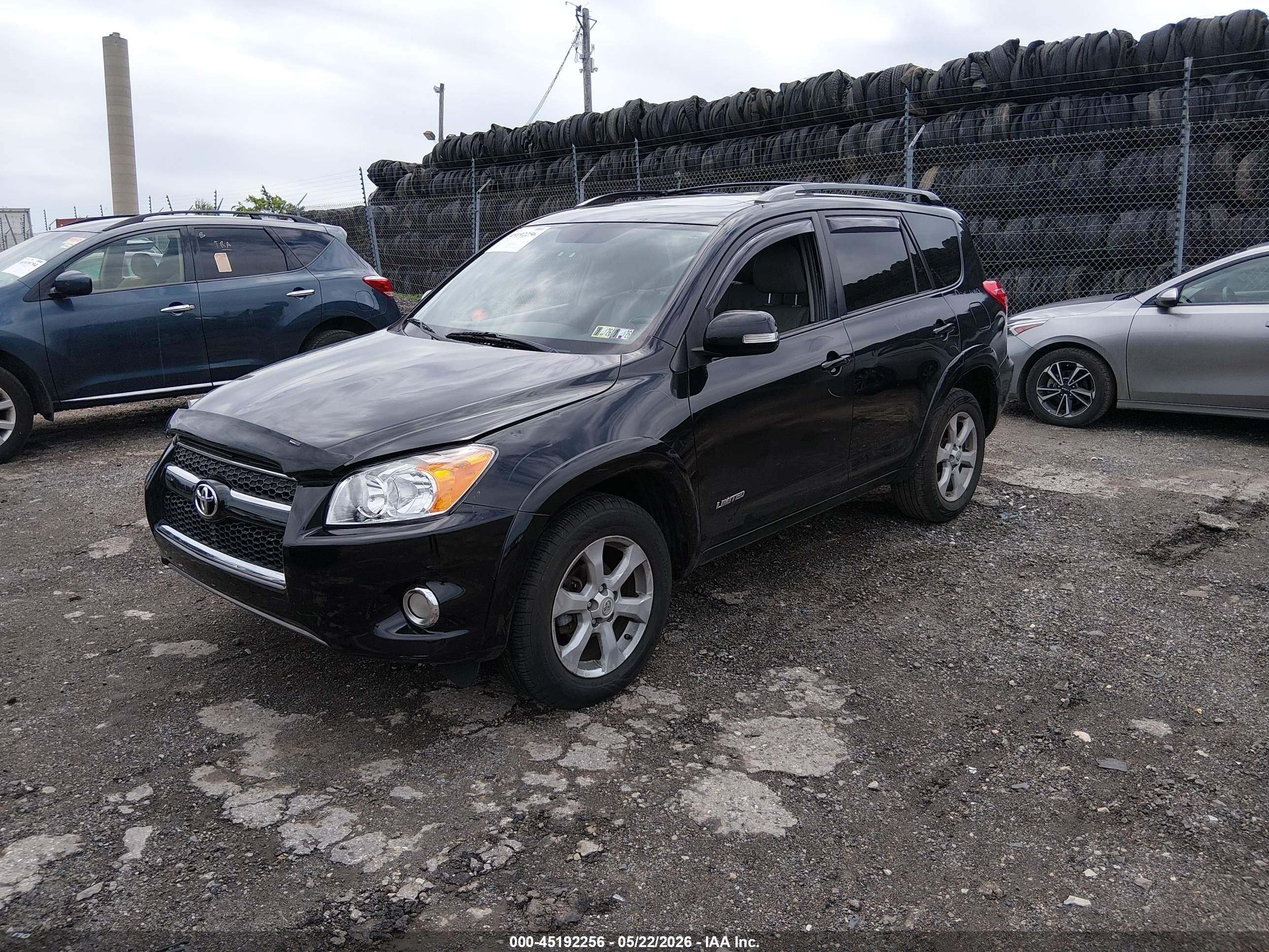 2012 Toyota Rav4 Limited Black vin: 2T3DF4DV0CW211776