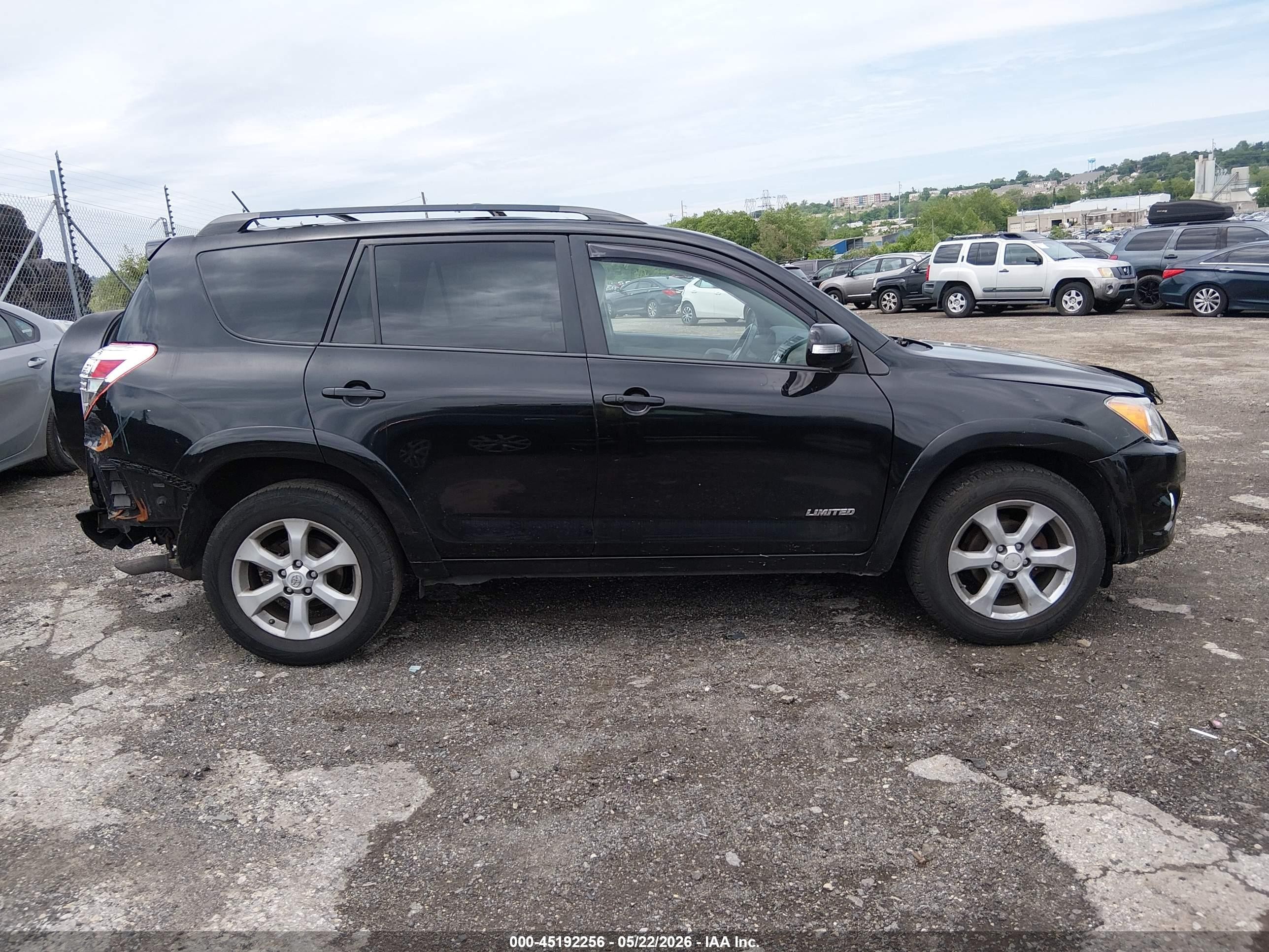 2012 Toyota Rav4 Limited Black vin: 2T3DF4DV0CW211776
