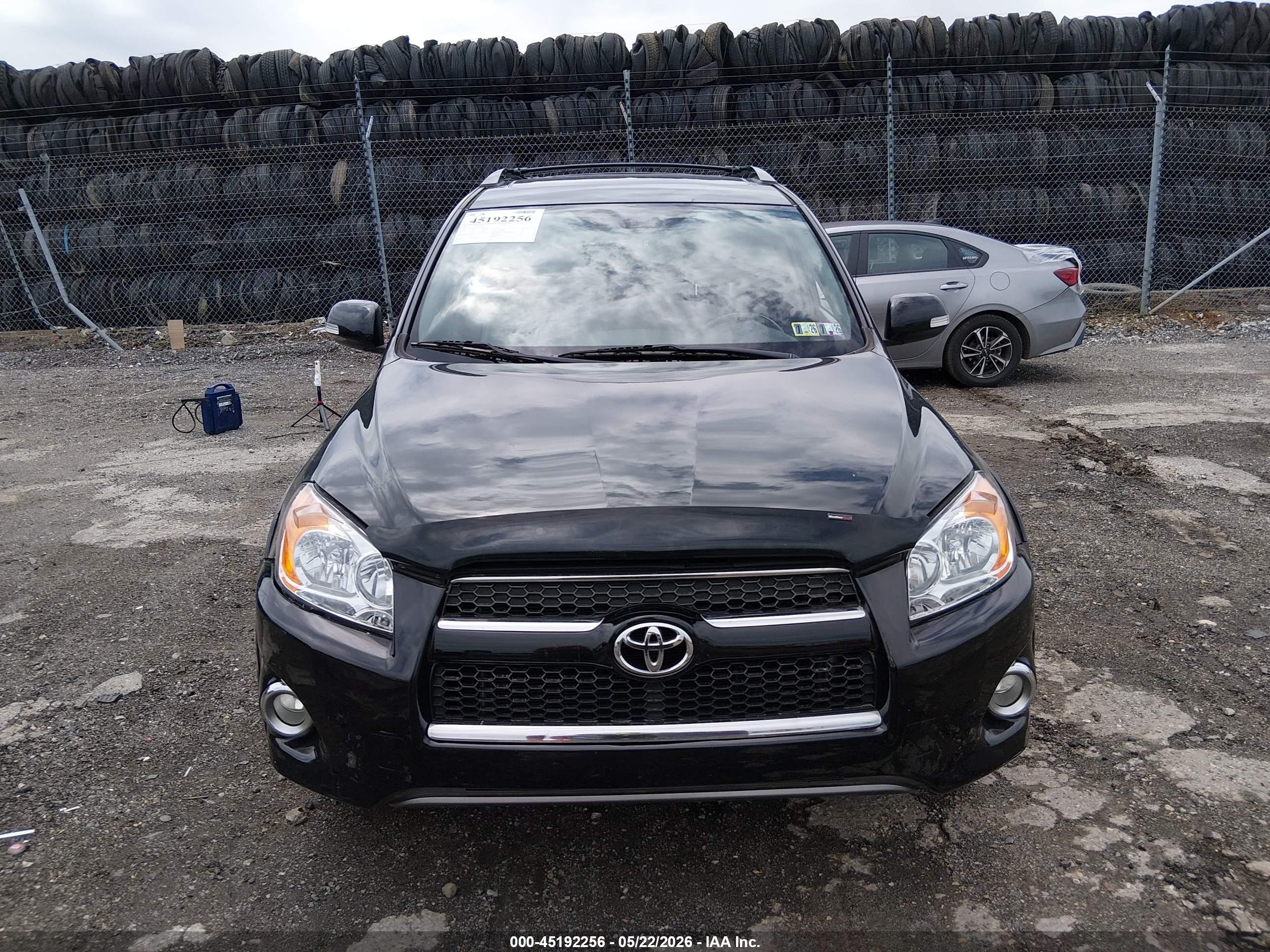 2012 Toyota Rav4 Limited Black vin: 2T3DF4DV0CW211776