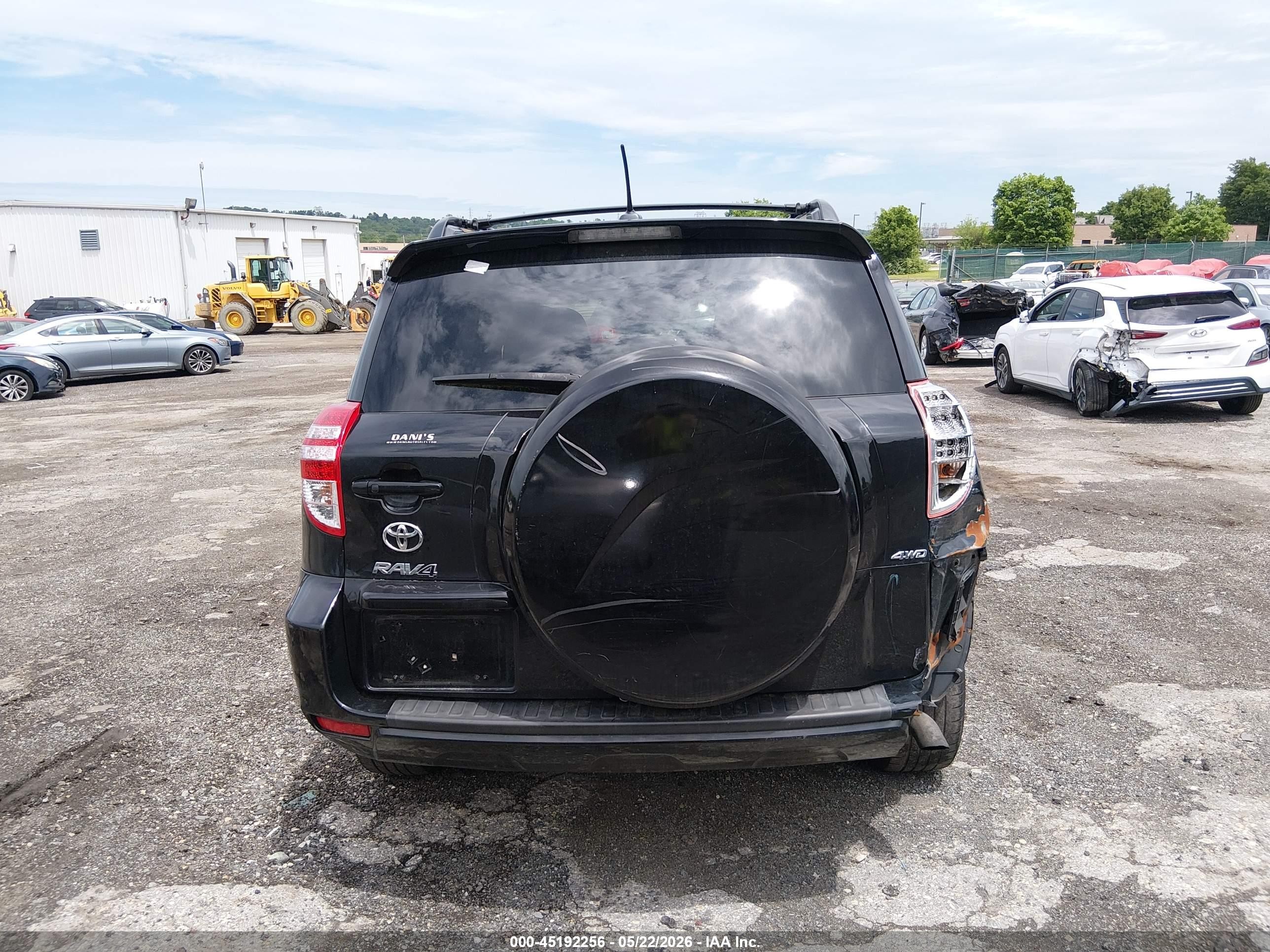 2012 Toyota Rav4 Limited Black vin: 2T3DF4DV0CW211776