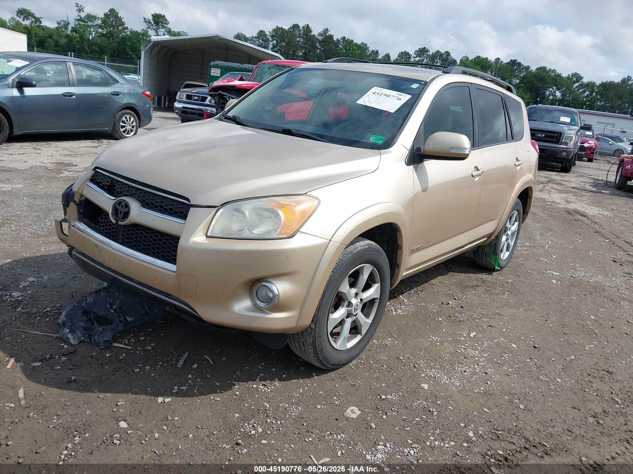 2012 Toyota Rav4 Limited Tan vin: 2T3DF4DV0CW232207