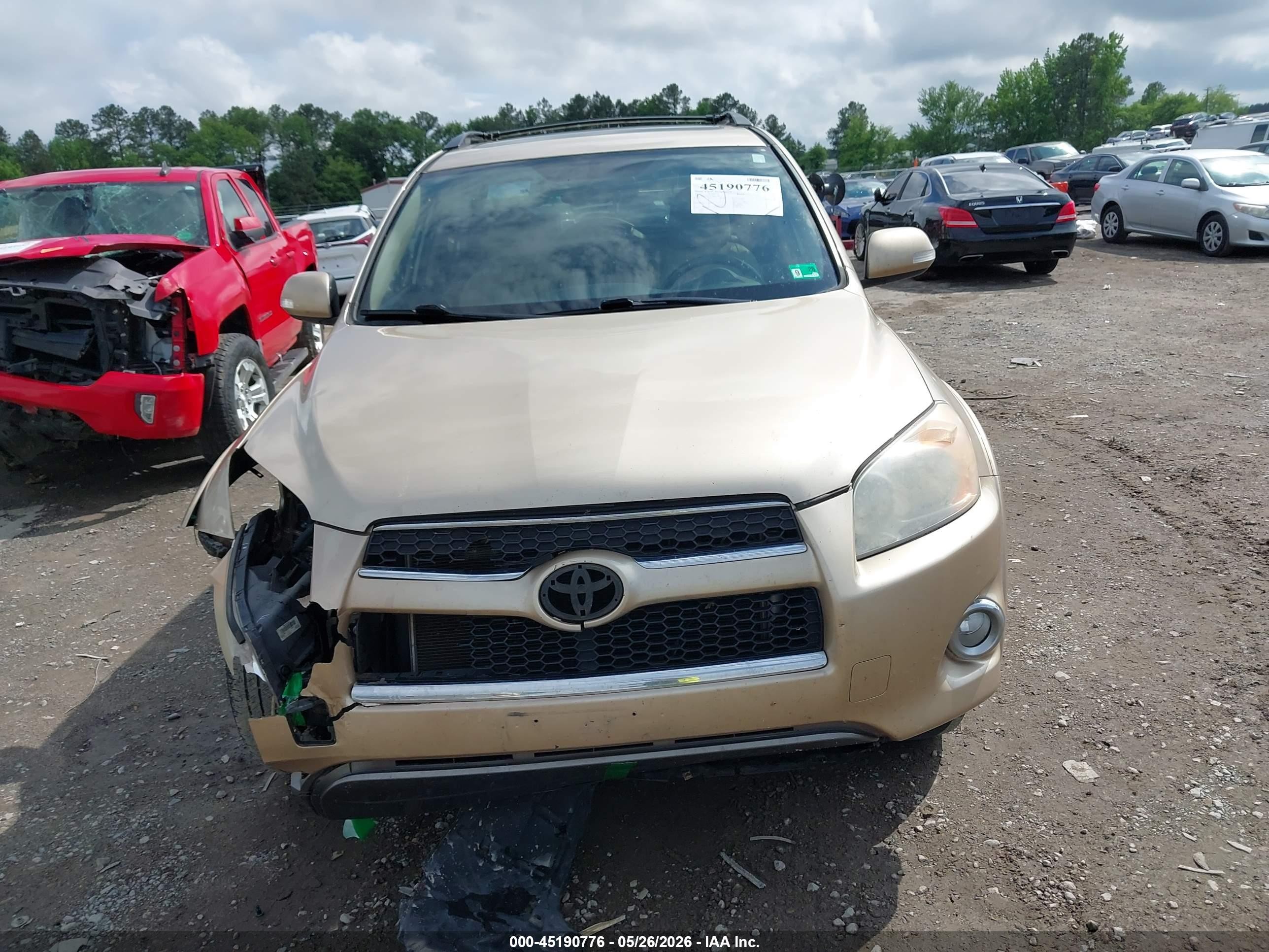 2012 Toyota Rav4 Limited Tan vin: 2T3DF4DV0CW232207