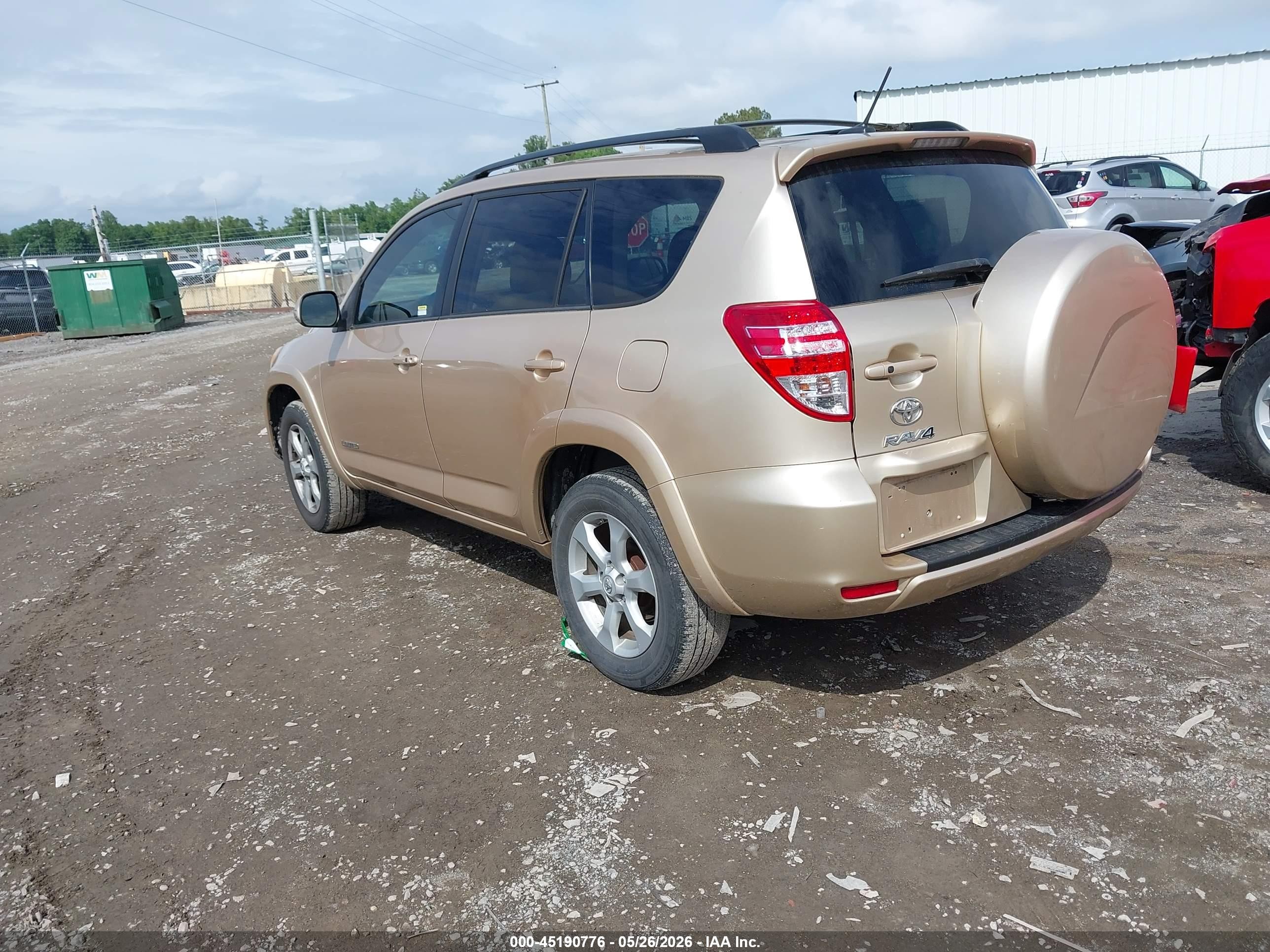 2012 Toyota Rav4 Limited Tan vin: 2T3DF4DV0CW232207