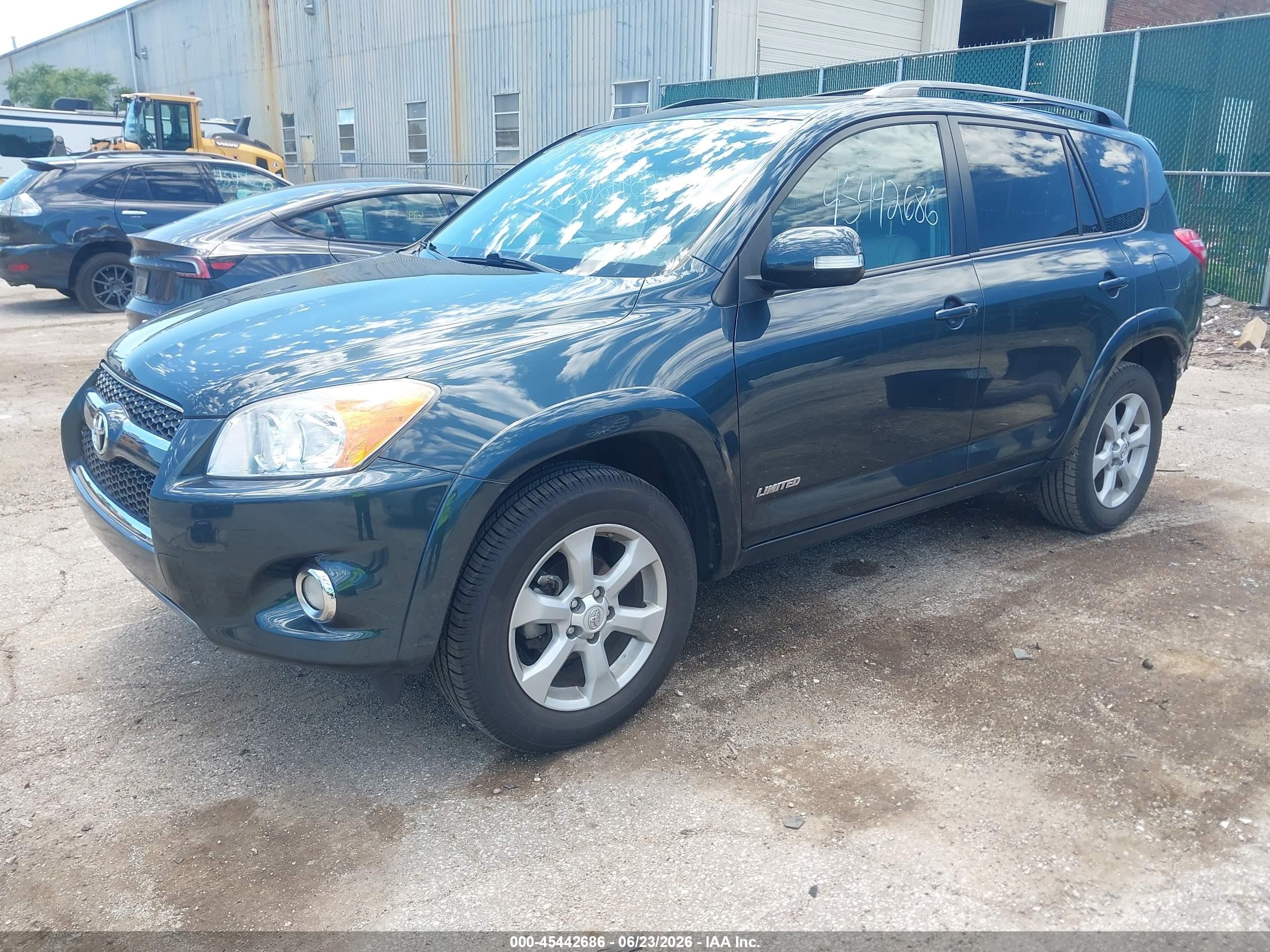 2012 Toyota Rav4 Limited Серый vin: 2T3DF4DV0CW239478