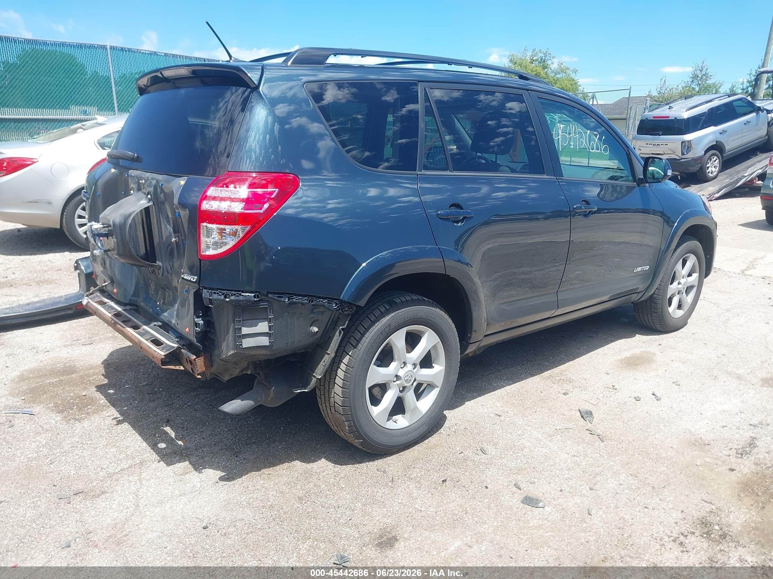 2012 Toyota Rav4 Limited Серый vin: 2T3DF4DV0CW239478