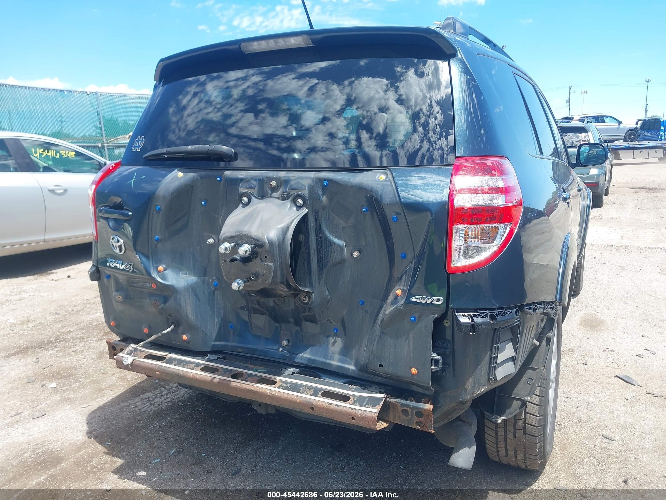 2012 Toyota Rav4 Limited Серый vin: 2T3DF4DV0CW239478