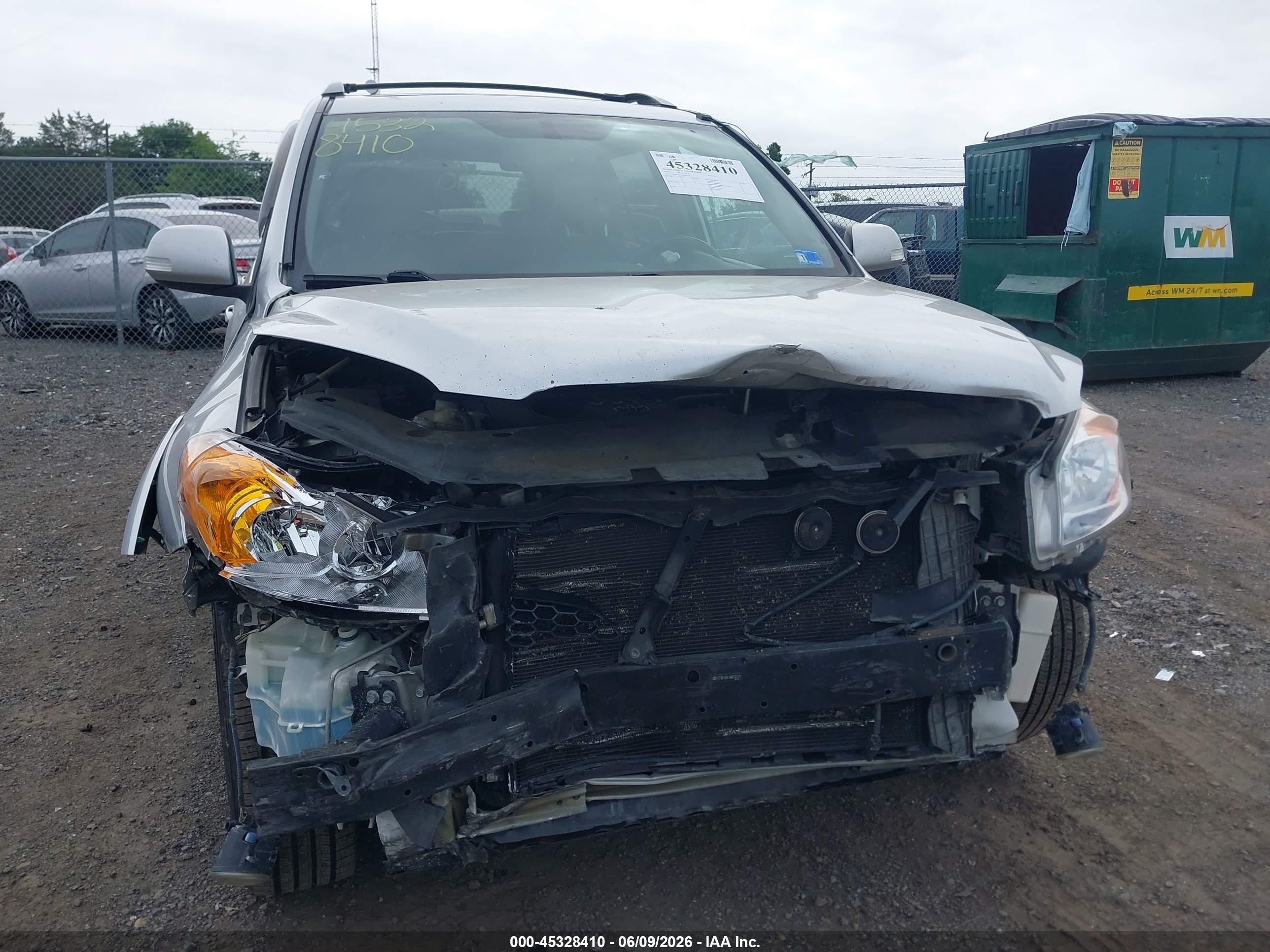 2010 Toyota Rav4 Limited Silver vin: 2T3DF4DV1AW050531