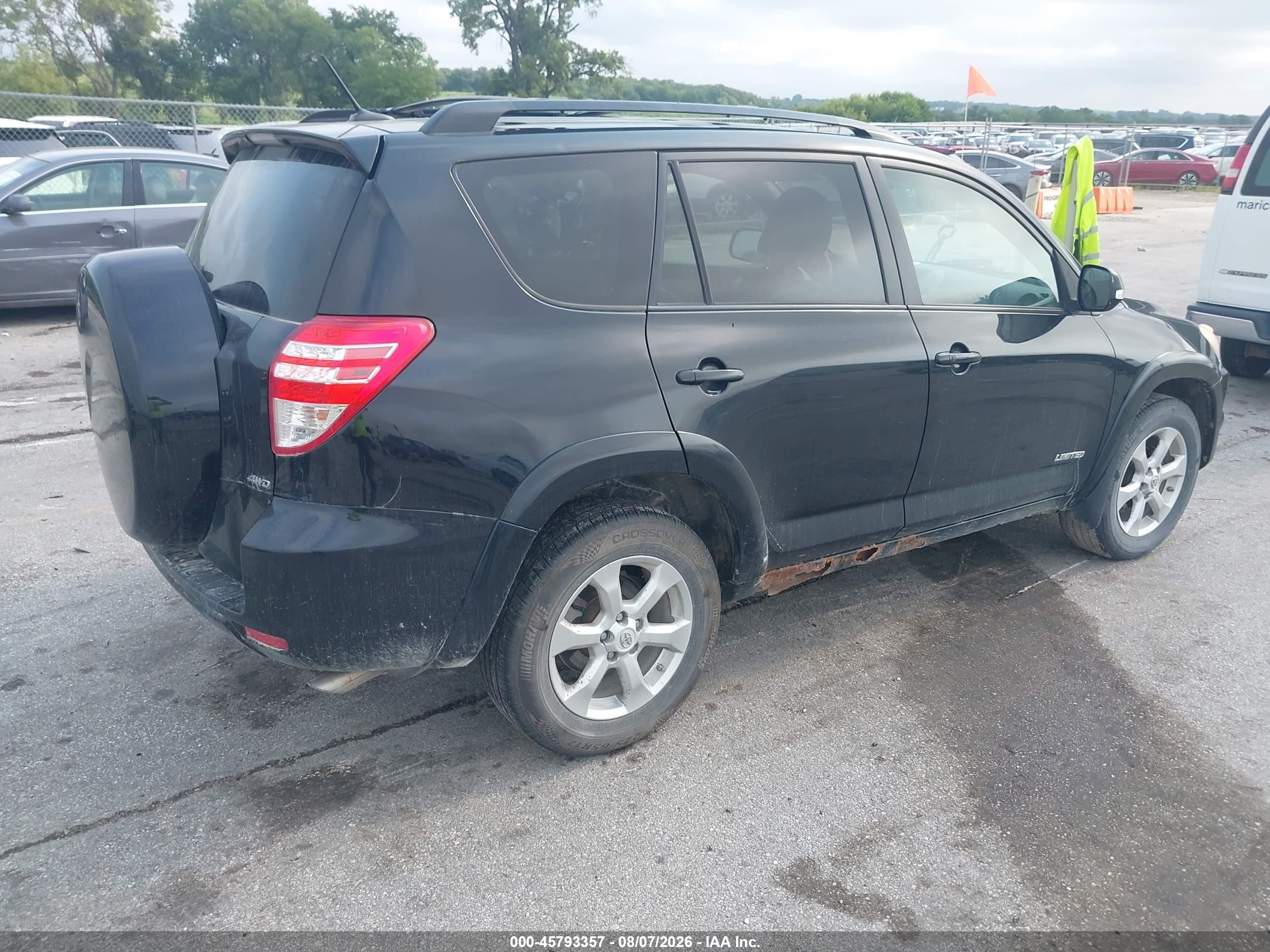 2011 Toyota Rav4 Limited Black vin: 2T3DF4DV1BW090254
