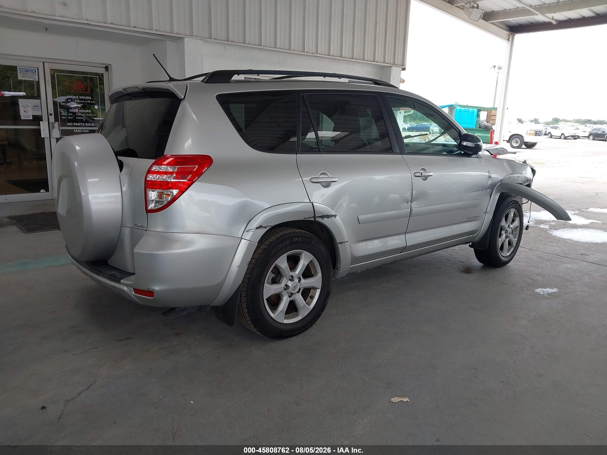 2011 Toyota Rav4 Limited Silver vin: 2T3DF4DV1BW097964
