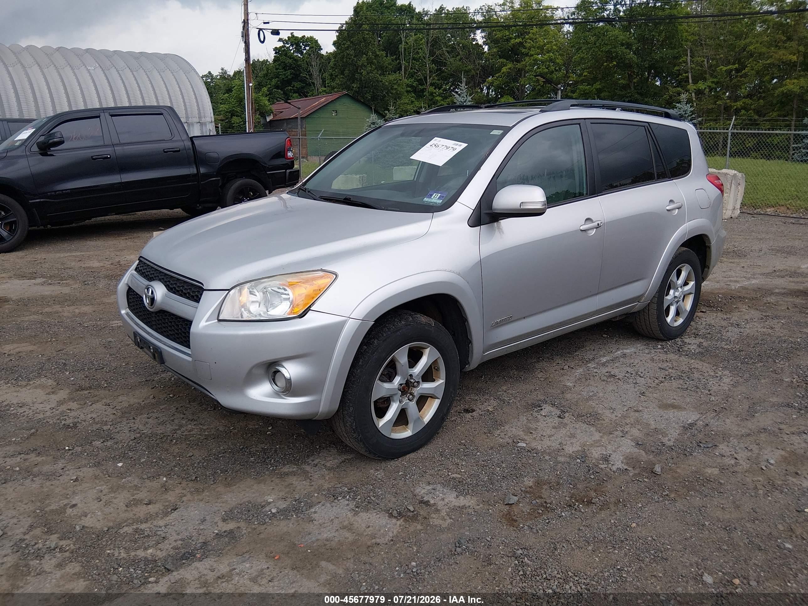 2011 Toyota Rav4 Limited Silver vin: 2T3DF4DV1BW133216