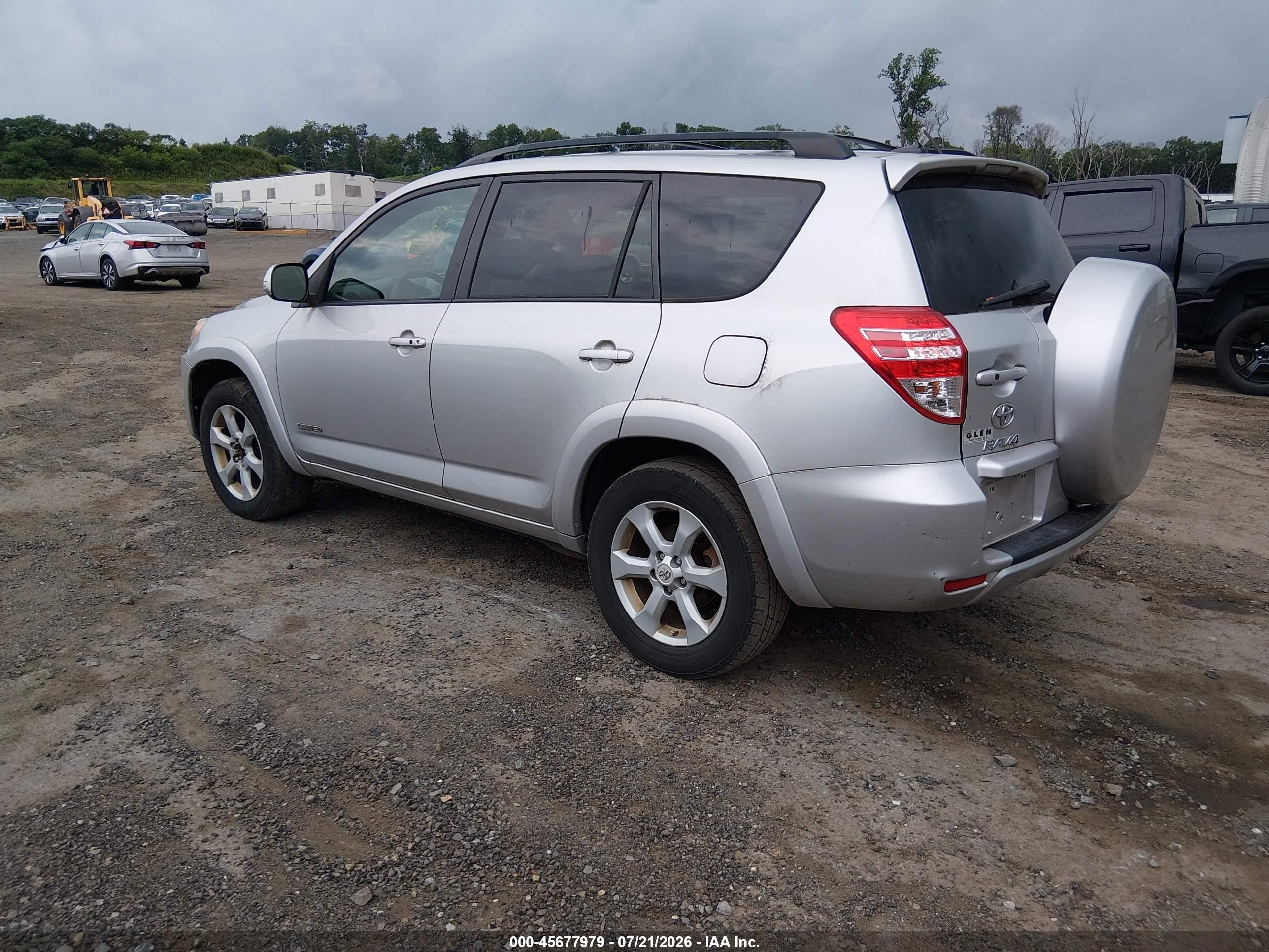 2011 Toyota Rav4 Limited Silver vin: 2T3DF4DV1BW133216