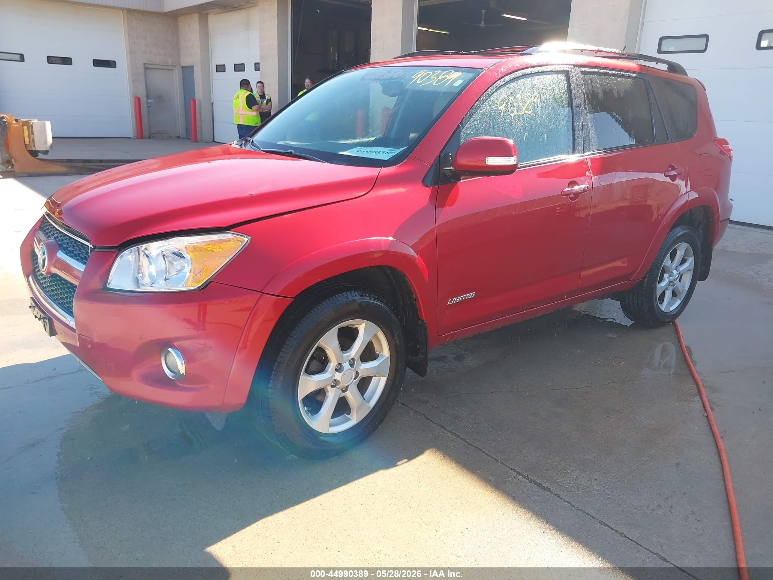 2012 Toyota Rav4 Limited Red vin: 2T3DF4DV1CW254801