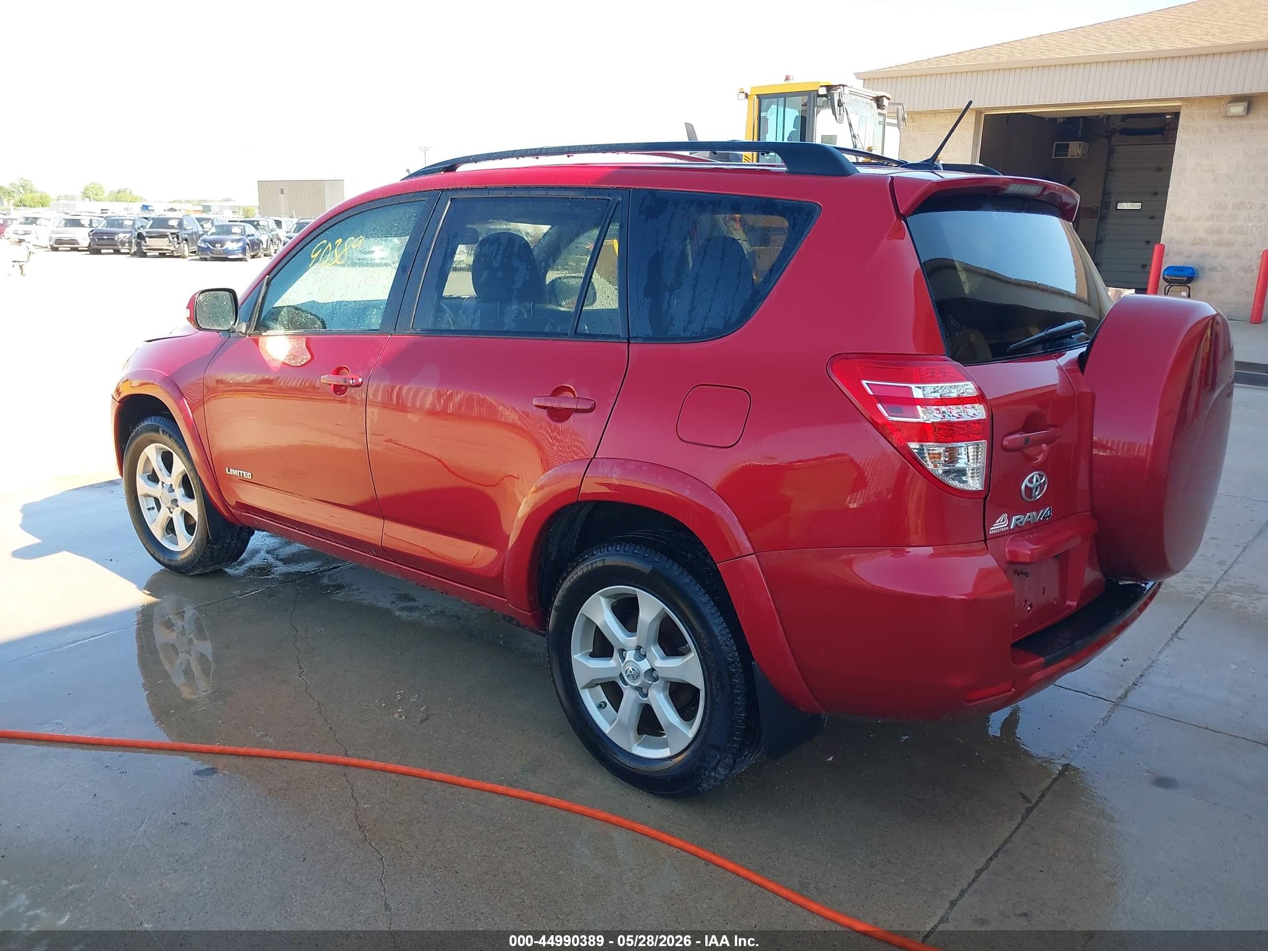 2012 Toyota Rav4 Limited Red vin: 2T3DF4DV1CW254801