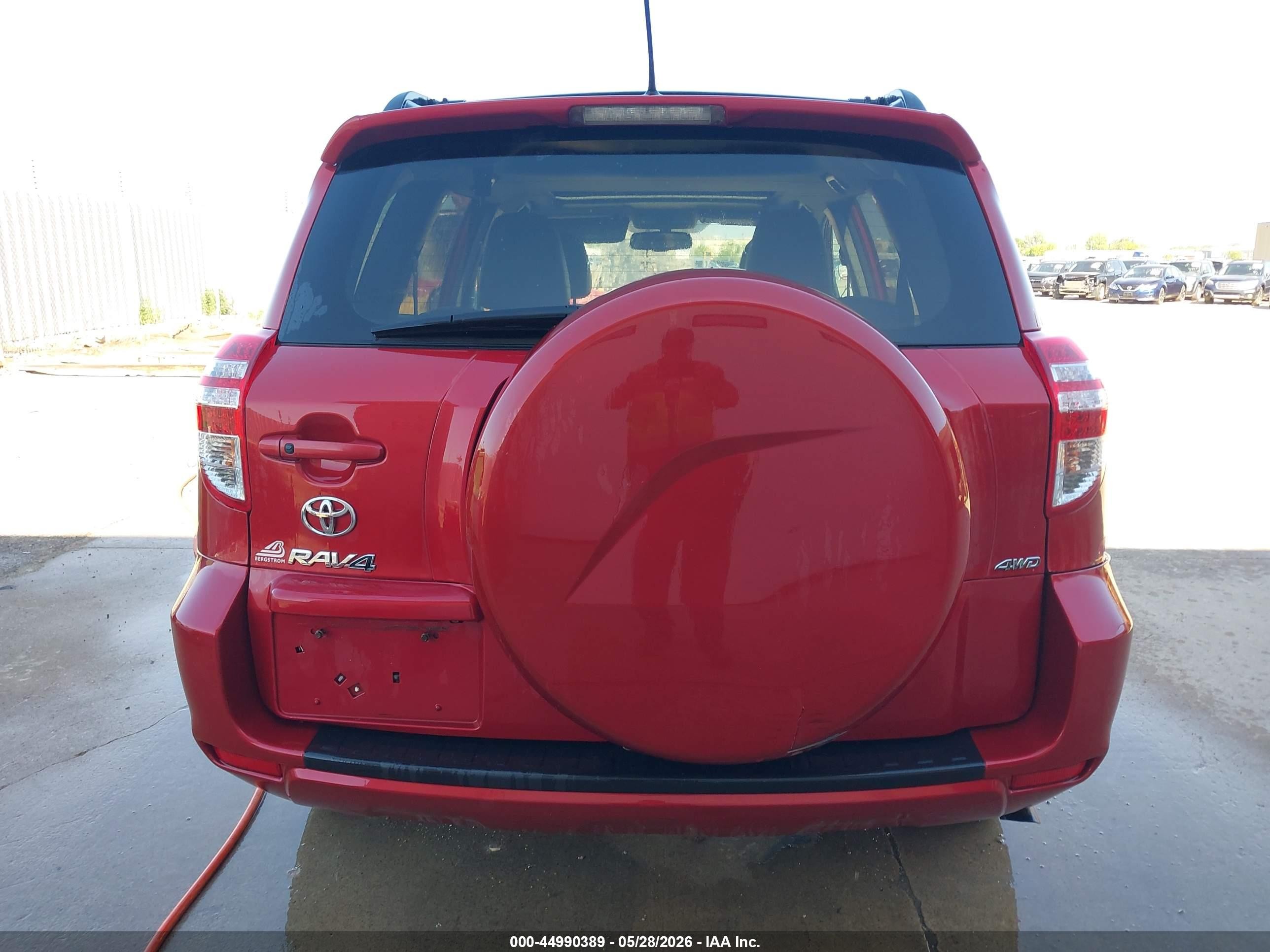 2012 Toyota Rav4 Limited Red vin: 2T3DF4DV1CW254801
