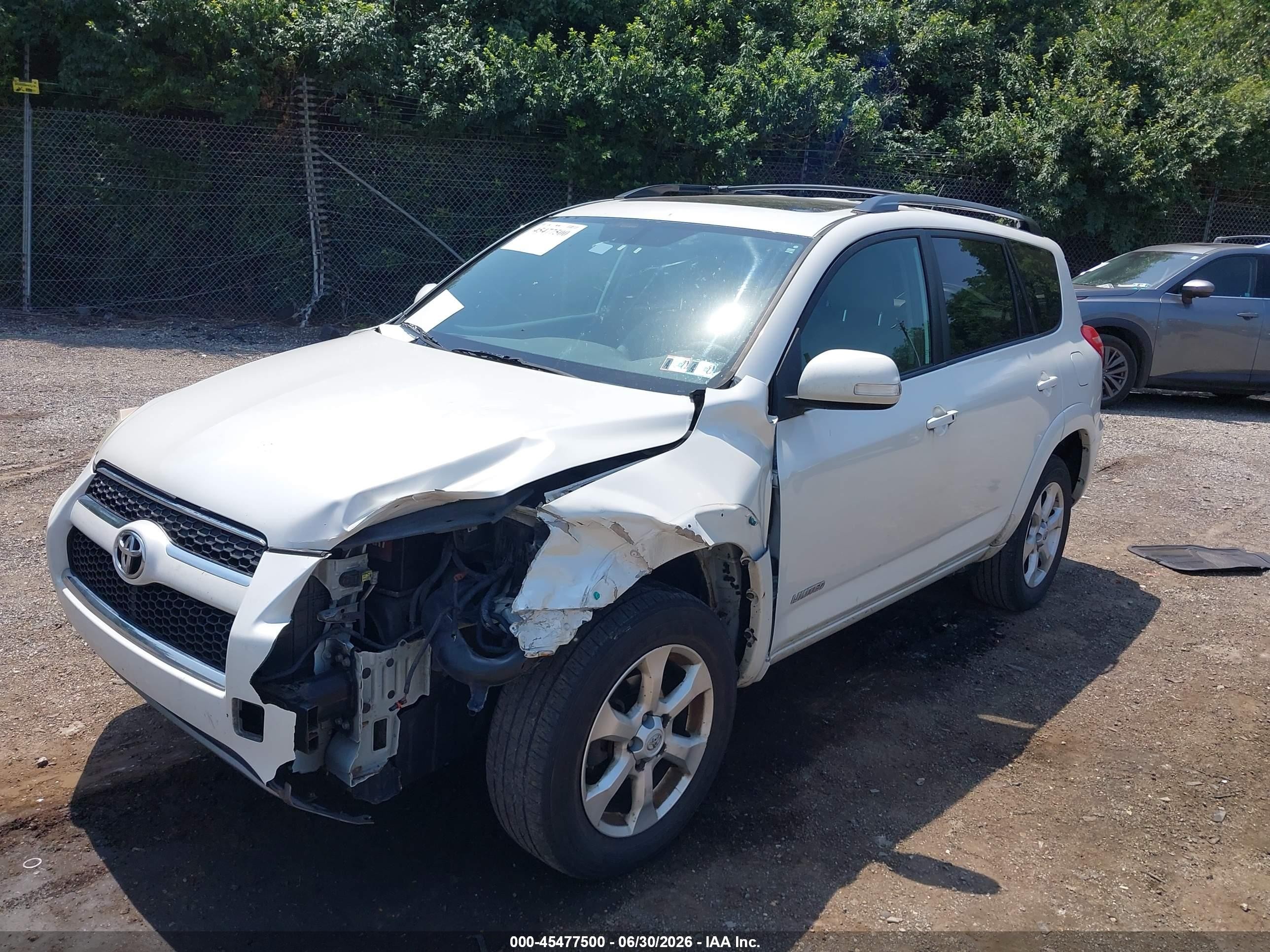 2010 Toyota Rav4 Limited White vin: 2T3DF4DV2AW042230