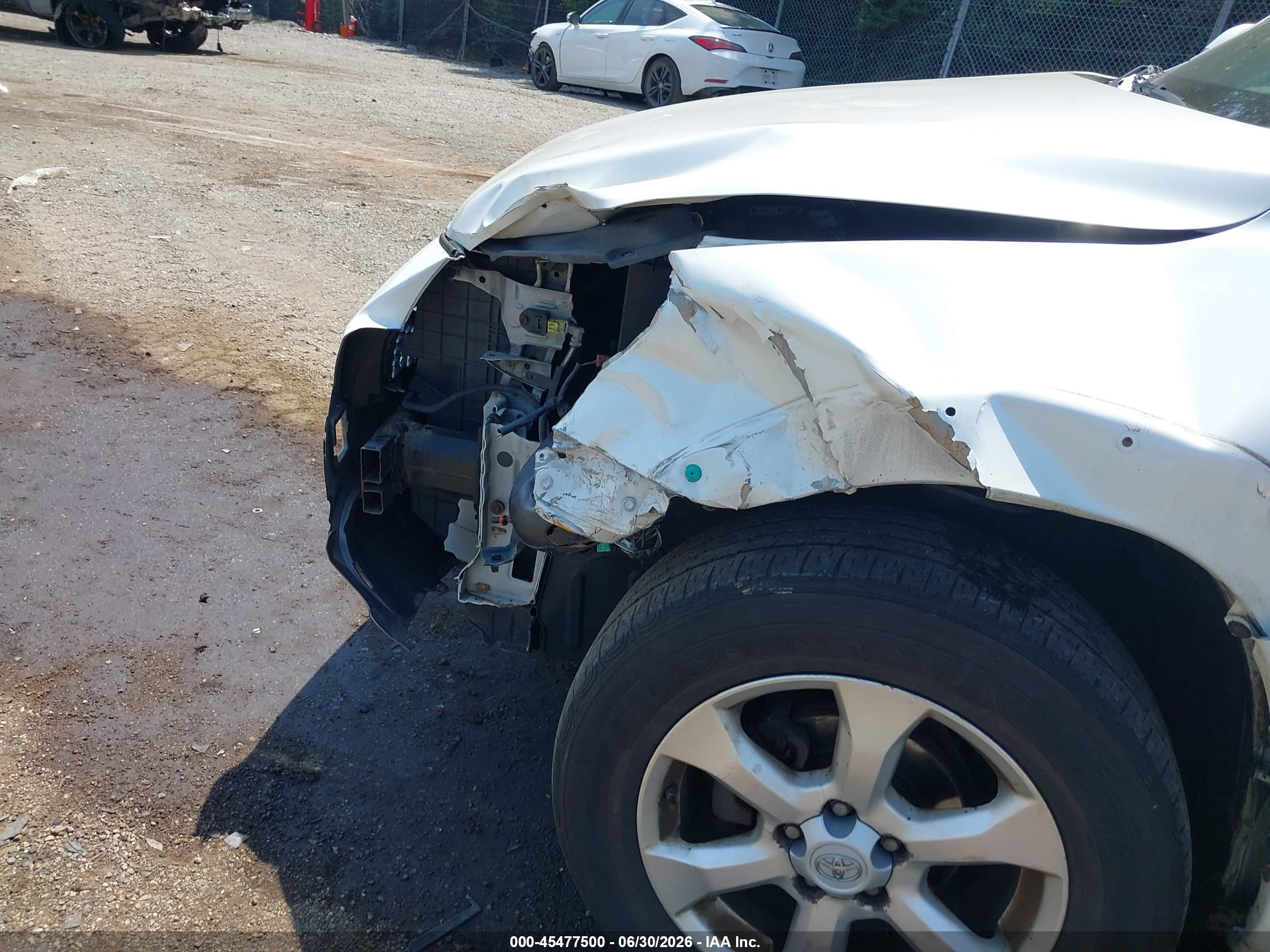 2010 Toyota Rav4 Limited White vin: 2T3DF4DV2AW042230