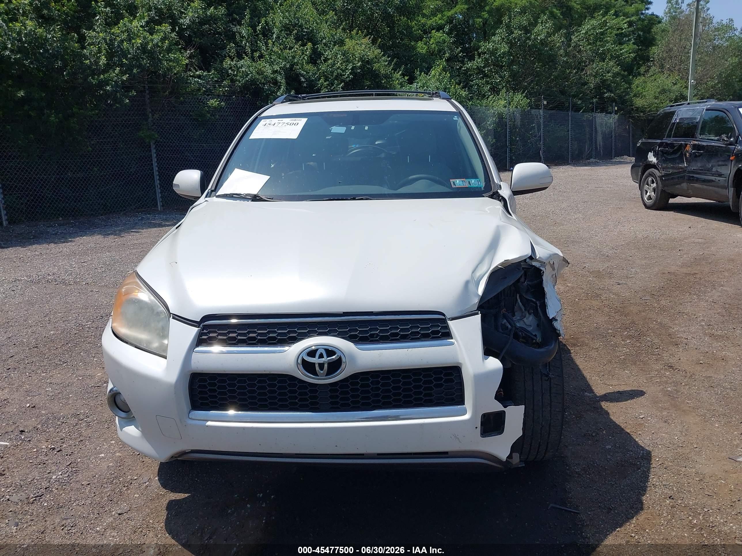 2010 Toyota Rav4 Limited White vin: 2T3DF4DV2AW042230