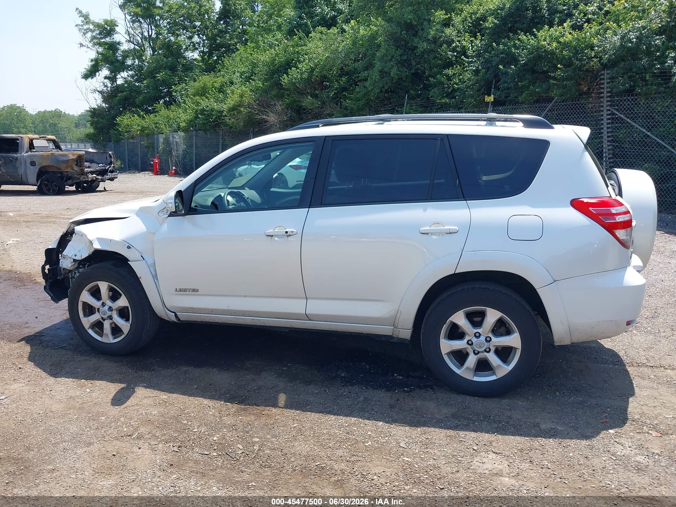 2010 Toyota Rav4 Limited White vin: 2T3DF4DV2AW042230