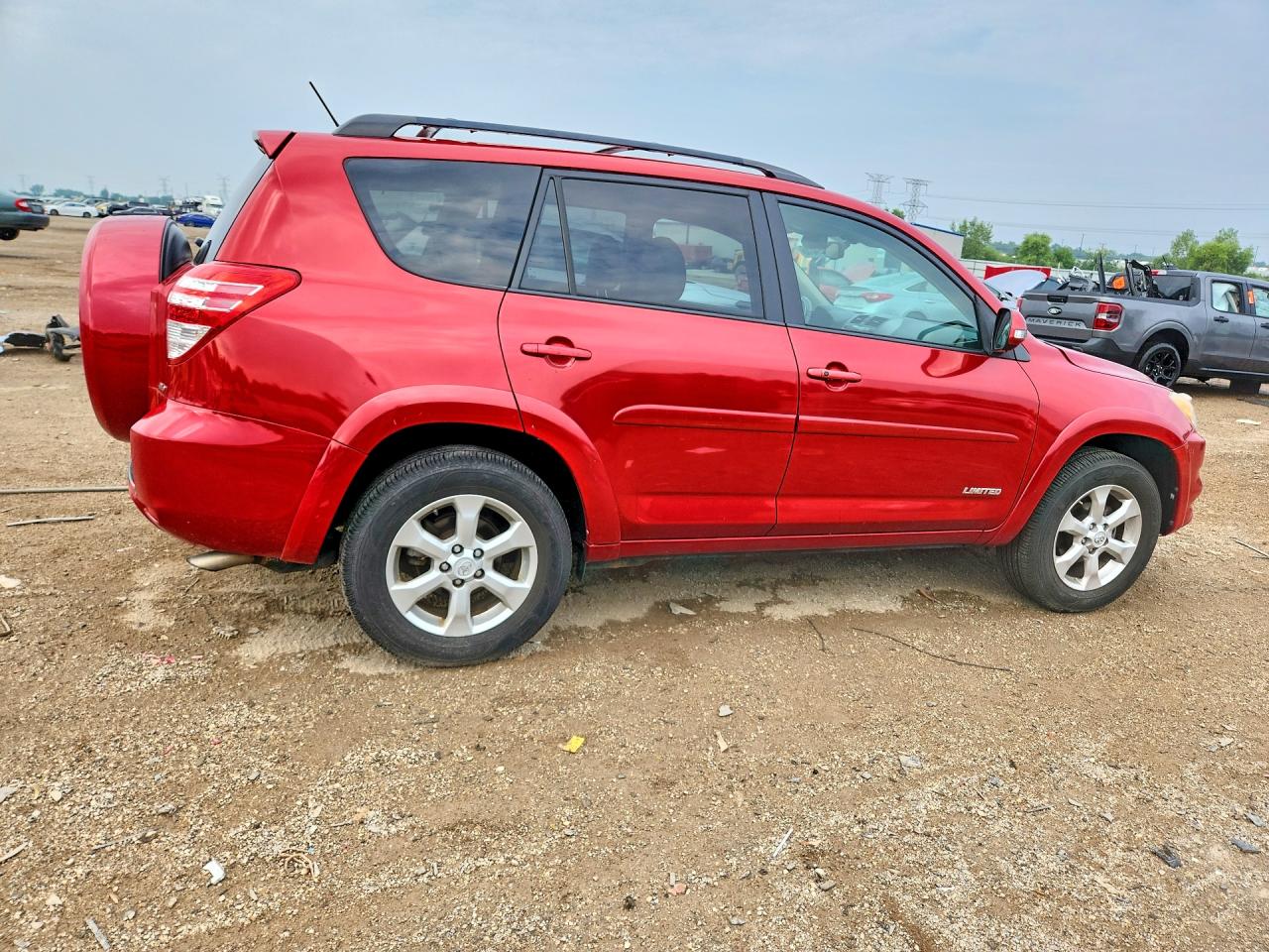 2010 Toyota Rav4 Limited Red vin: 2T3DF4DV2AW042793