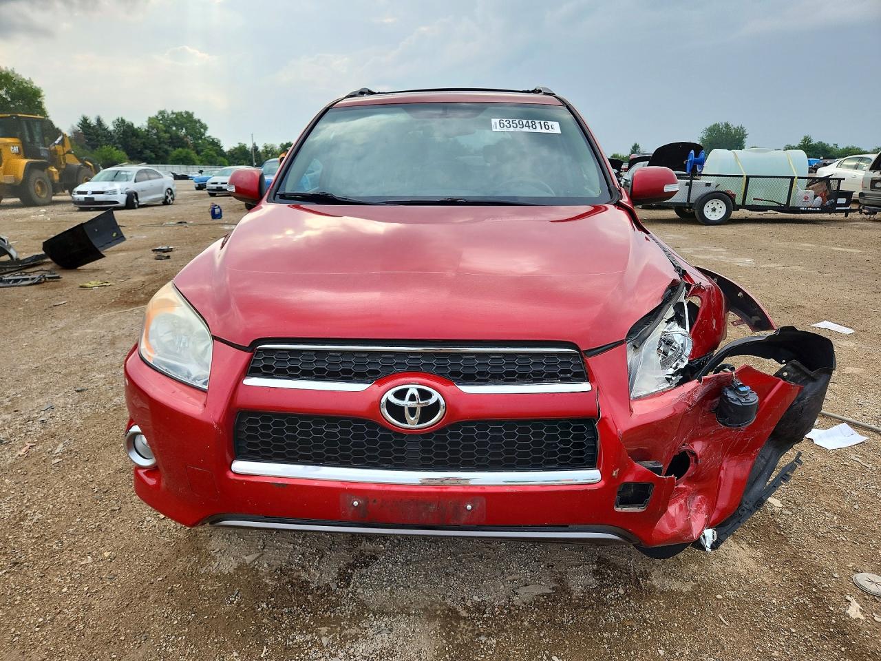 2010 Toyota Rav4 Limited Red vin: 2T3DF4DV2AW042793