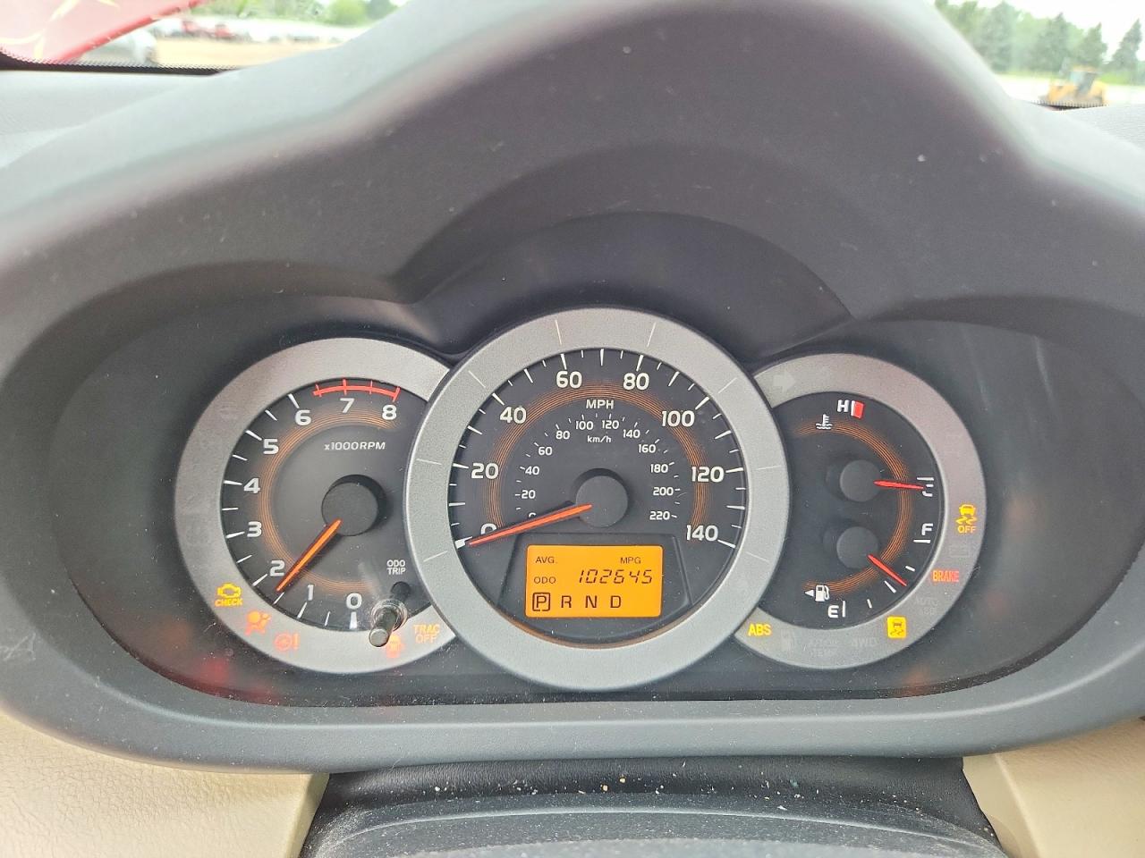 2010 Toyota Rav4 Limited Red vin: 2T3DF4DV2AW042793