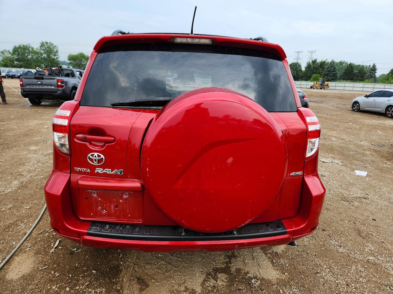 2010 Toyota Rav4 Limited Red vin: 2T3DF4DV2AW042793