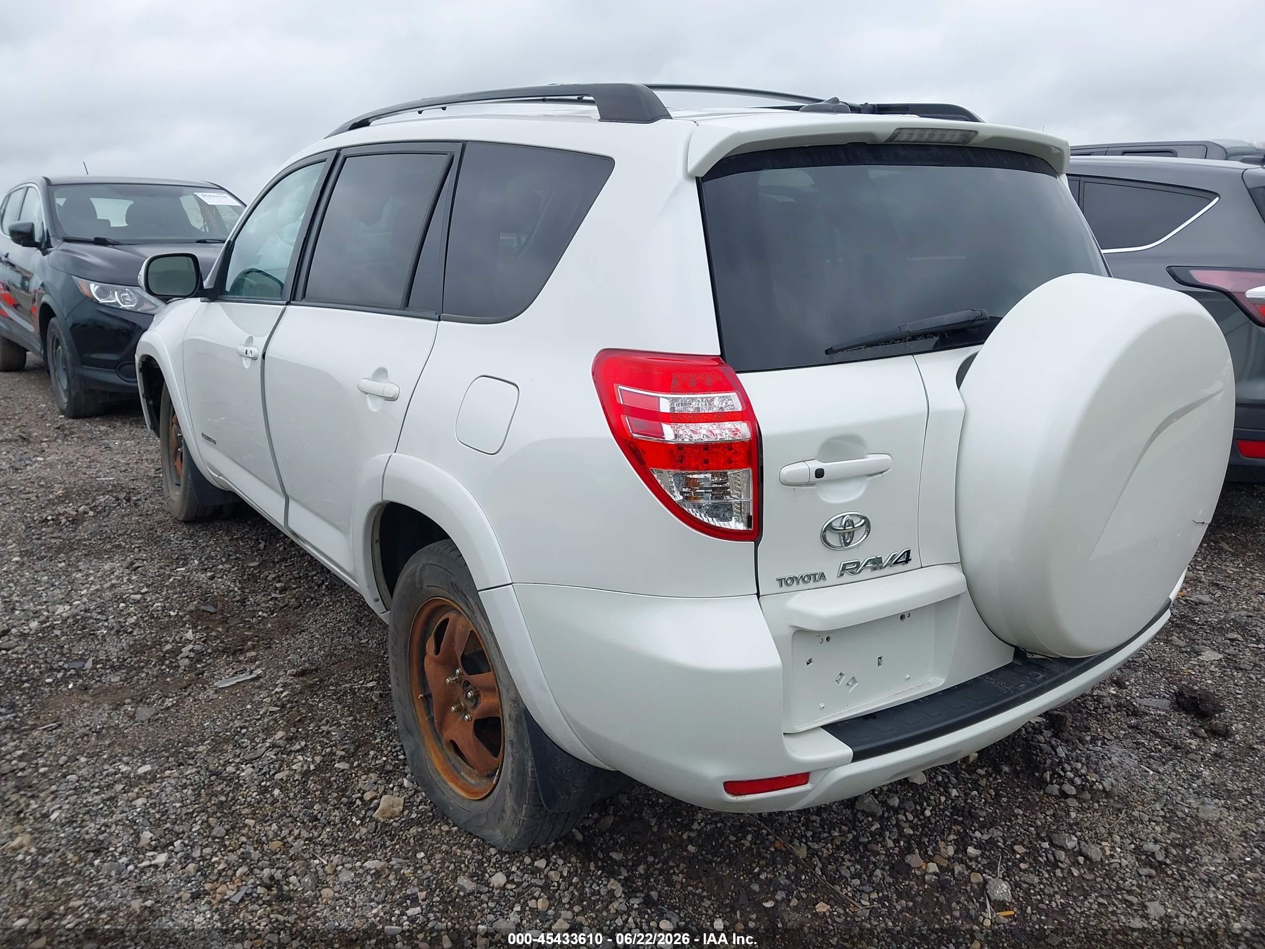 2010 Toyota Rav4 Limited White vin: 2T3DF4DV2AW052868