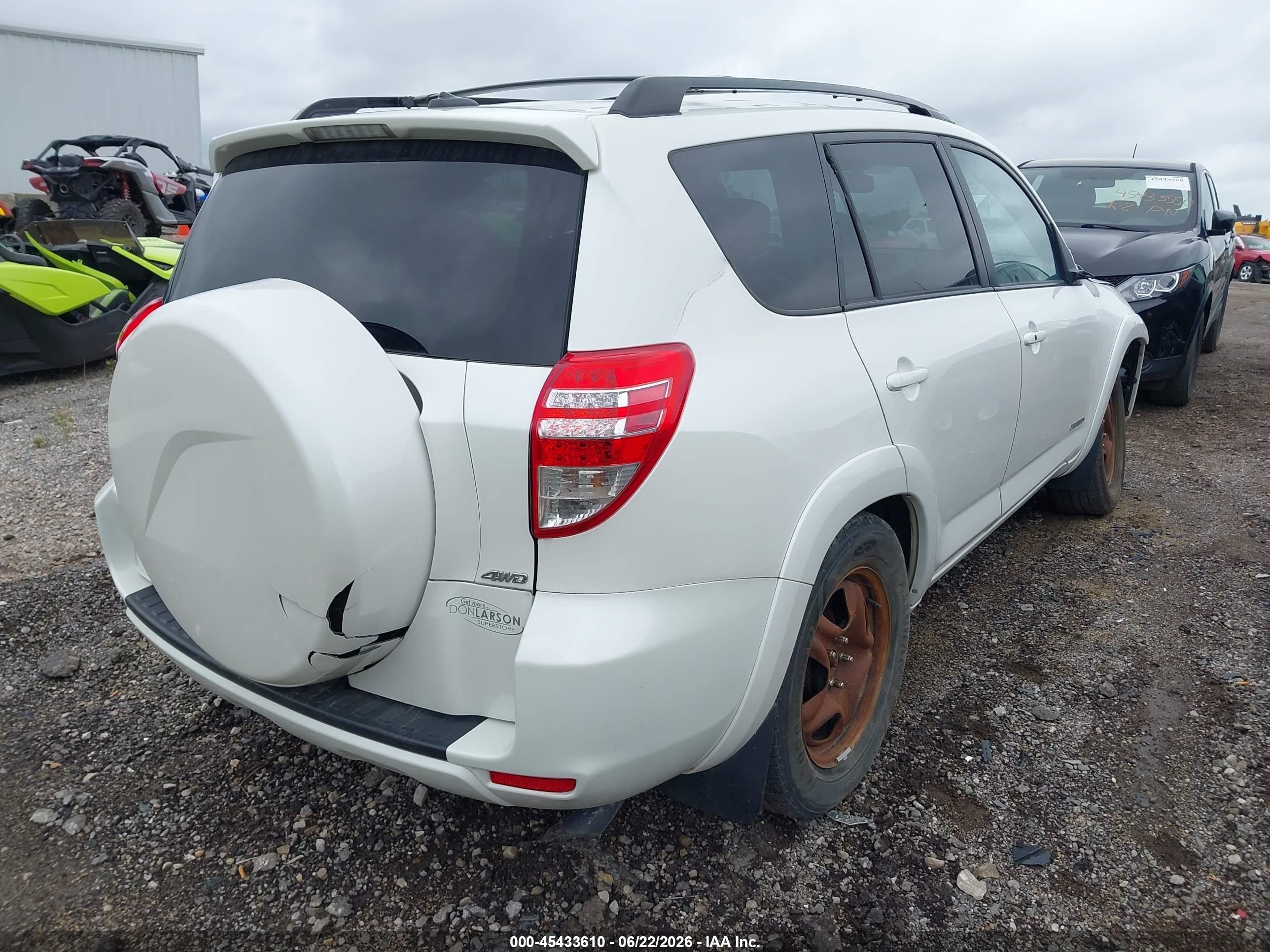 2010 Toyota Rav4 Limited White vin: 2T3DF4DV2AW052868