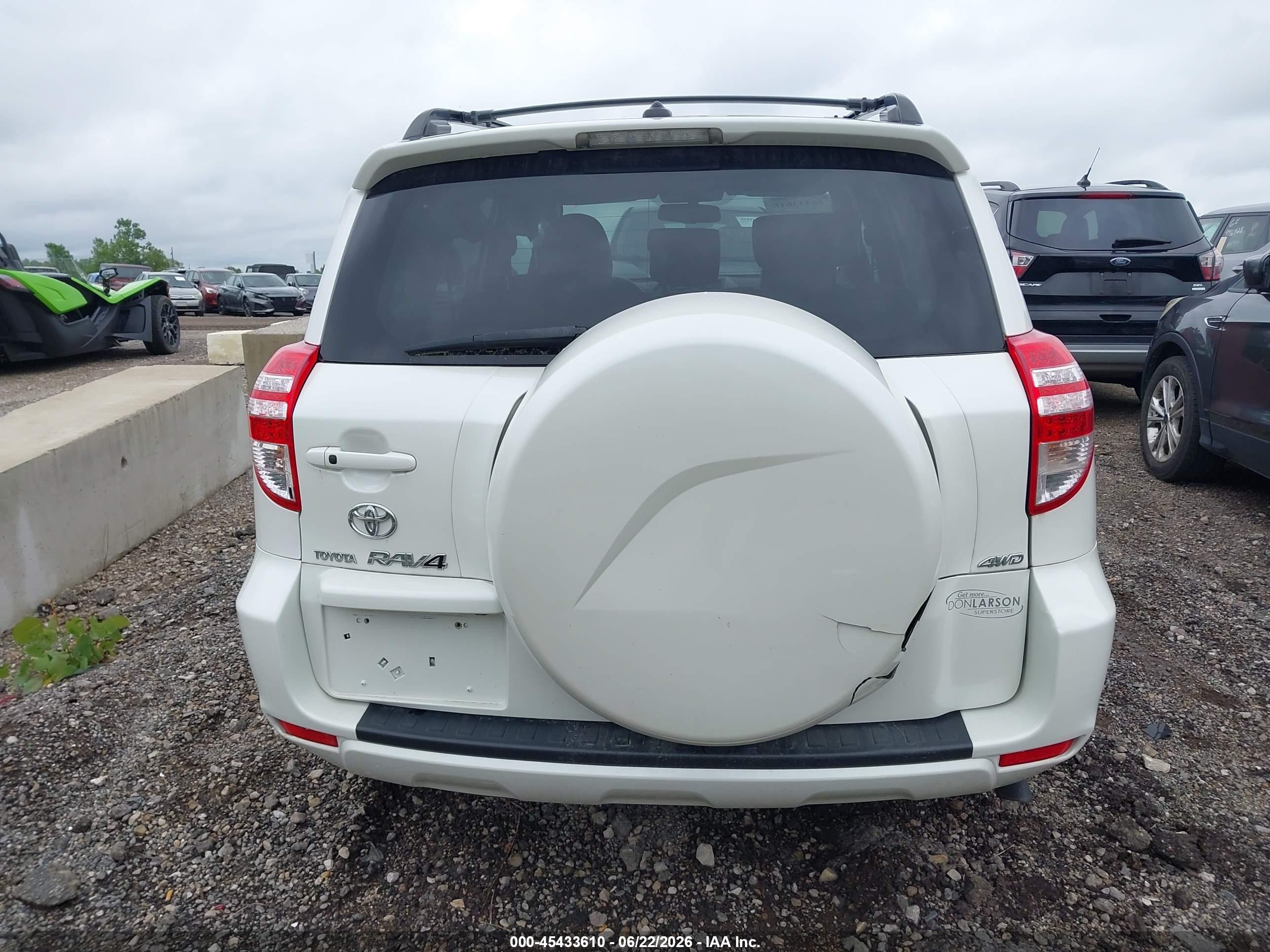 2010 Toyota Rav4 Limited White vin: 2T3DF4DV2AW052868