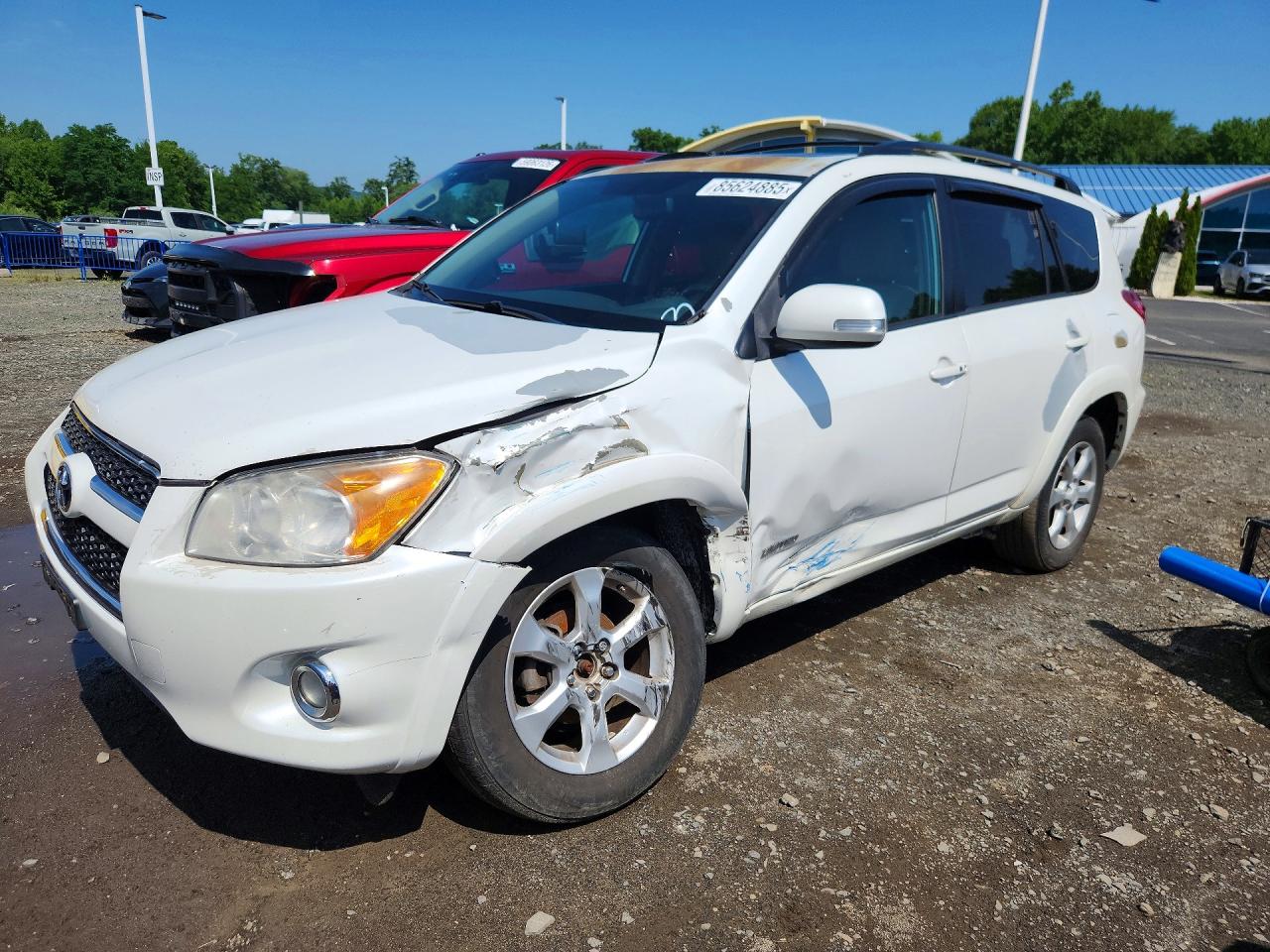 2011 Toyota Rav4 Limited White vin: 2T3DF4DV2BW176852