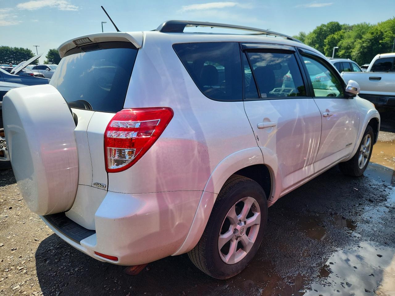 2011 Toyota Rav4 Limited Белый vin: 2T3DF4DV2BW176852